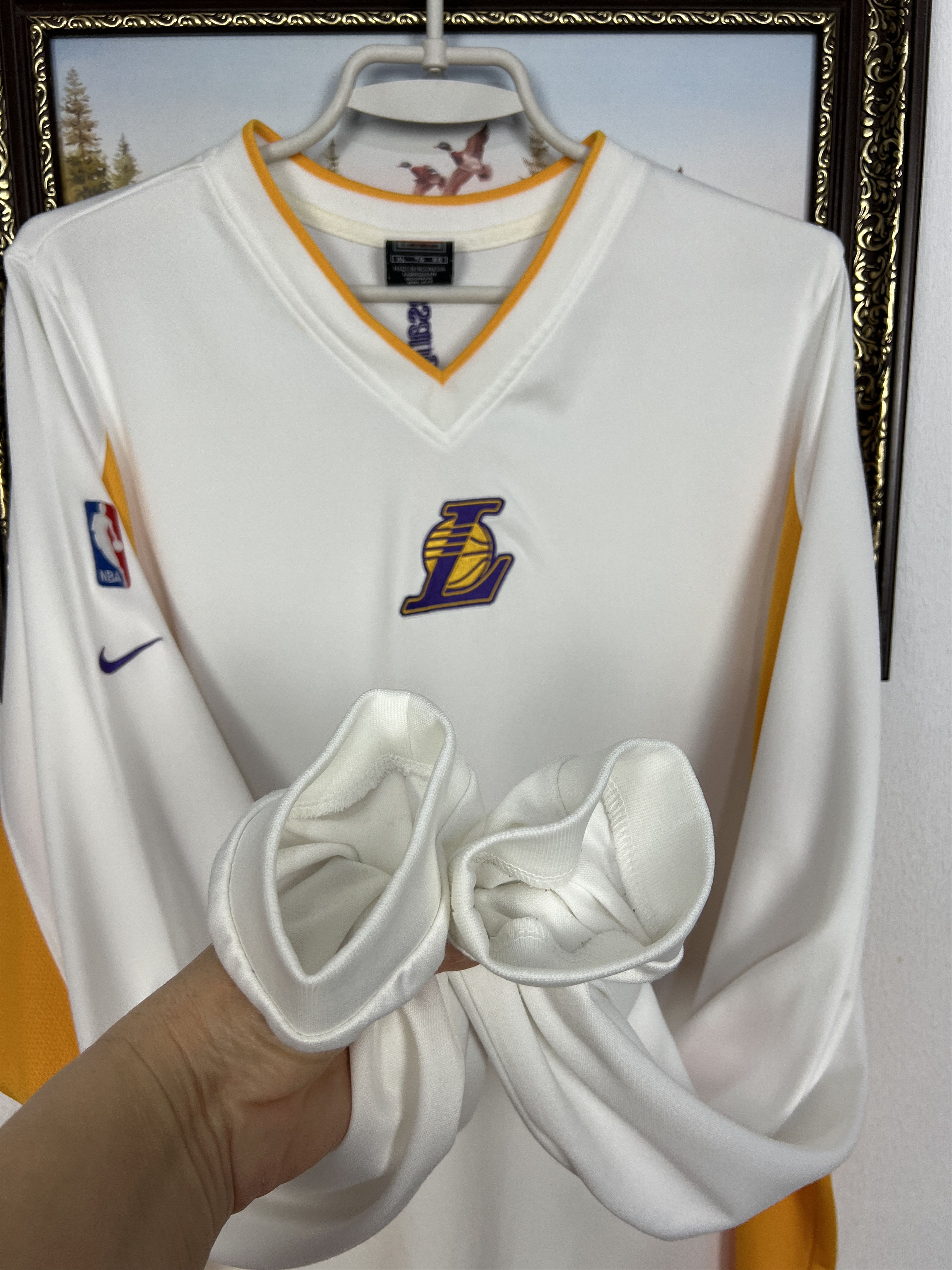 Nike Los Angeles Lakers NBA Warm Up Sweatshirt Shooting Track Top Size US XL / EU 56 / 4 - 7 Thumbnail