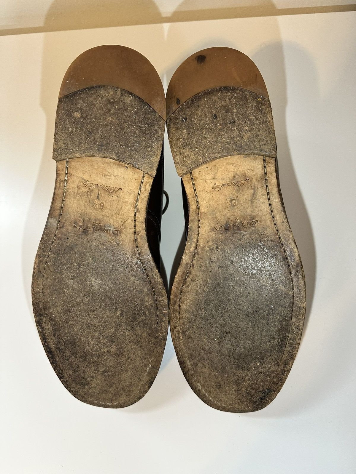 Louis Vuitton Louis Vuitton Brown Lace Up Loafer Size US 10 / EU 43 - 12 Thumbnail