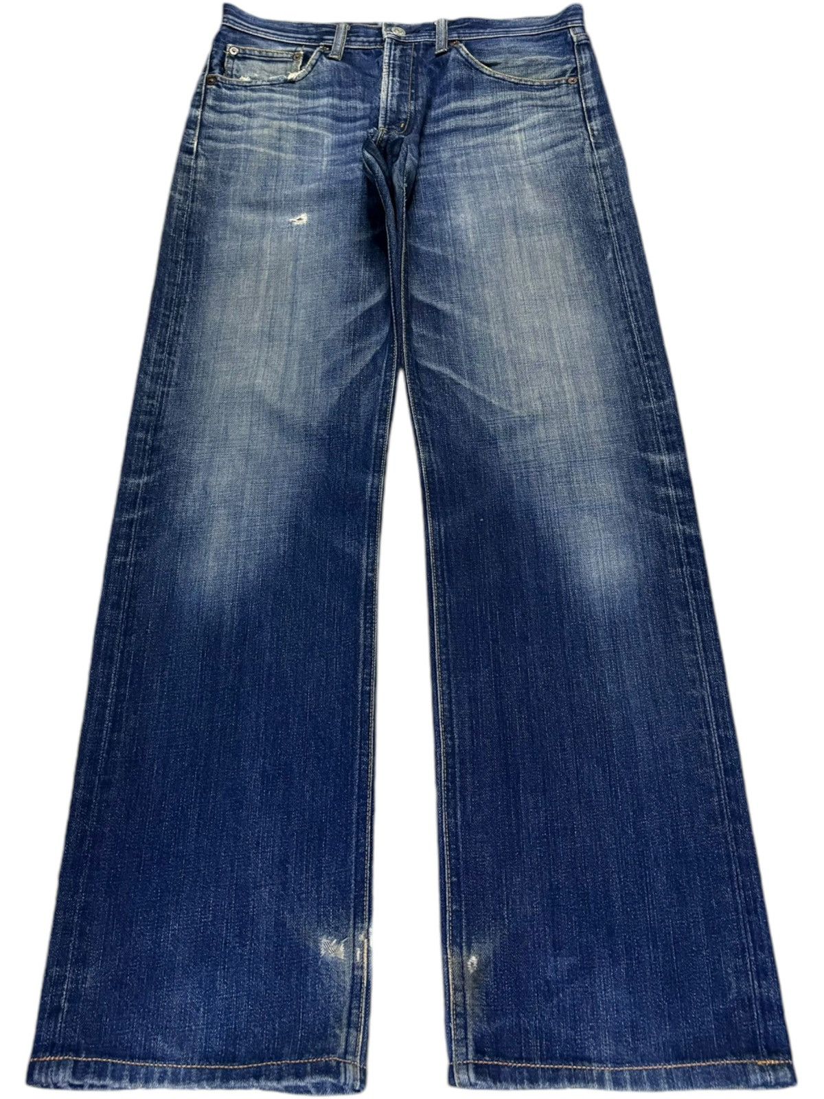 Paul Smith Vintage Paul Smith Mud Wash Distressed Loose Jeans Size US 31 - 1 Thumbnail