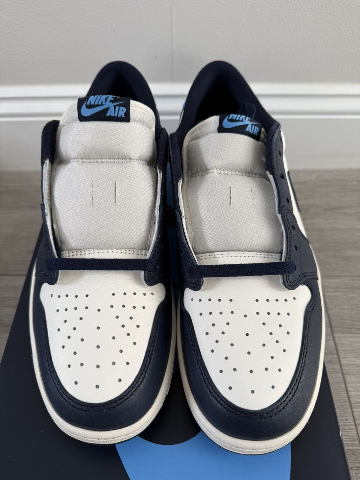 Jordan Brand Jordan 1 Retro Low OG Obsidian CZ0790-400 UNC Blue Sz 12 Size US 12 / EU 45 - 5 Thumbnail
