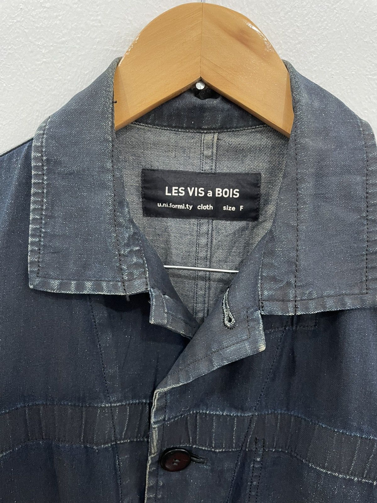 45rpm × Indigo × Japanese Brand JAPANESE LES BIS BOIS INDIGO CHORE JACKET JAPAN STREETWEAR Size US L / EU 52-54 / 3 - 4 Thumbnail