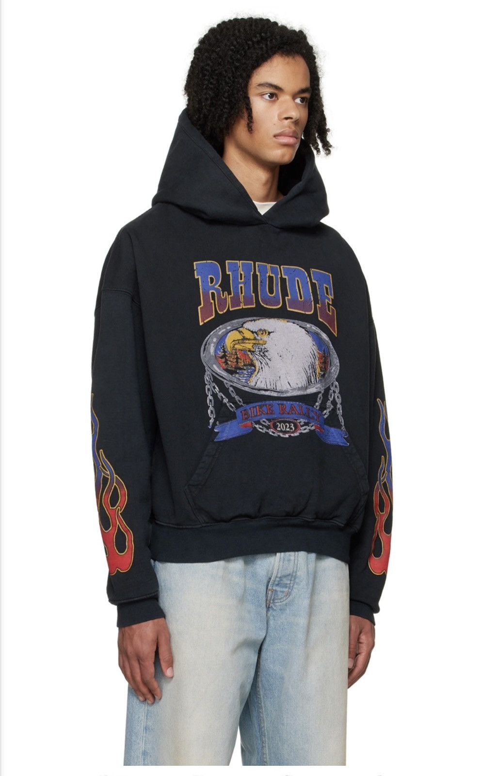 Rhude RHUDE - SCREAMING EAGLE HOODIE Size US XL / EU 56 / 4 - 7 Thumbnail