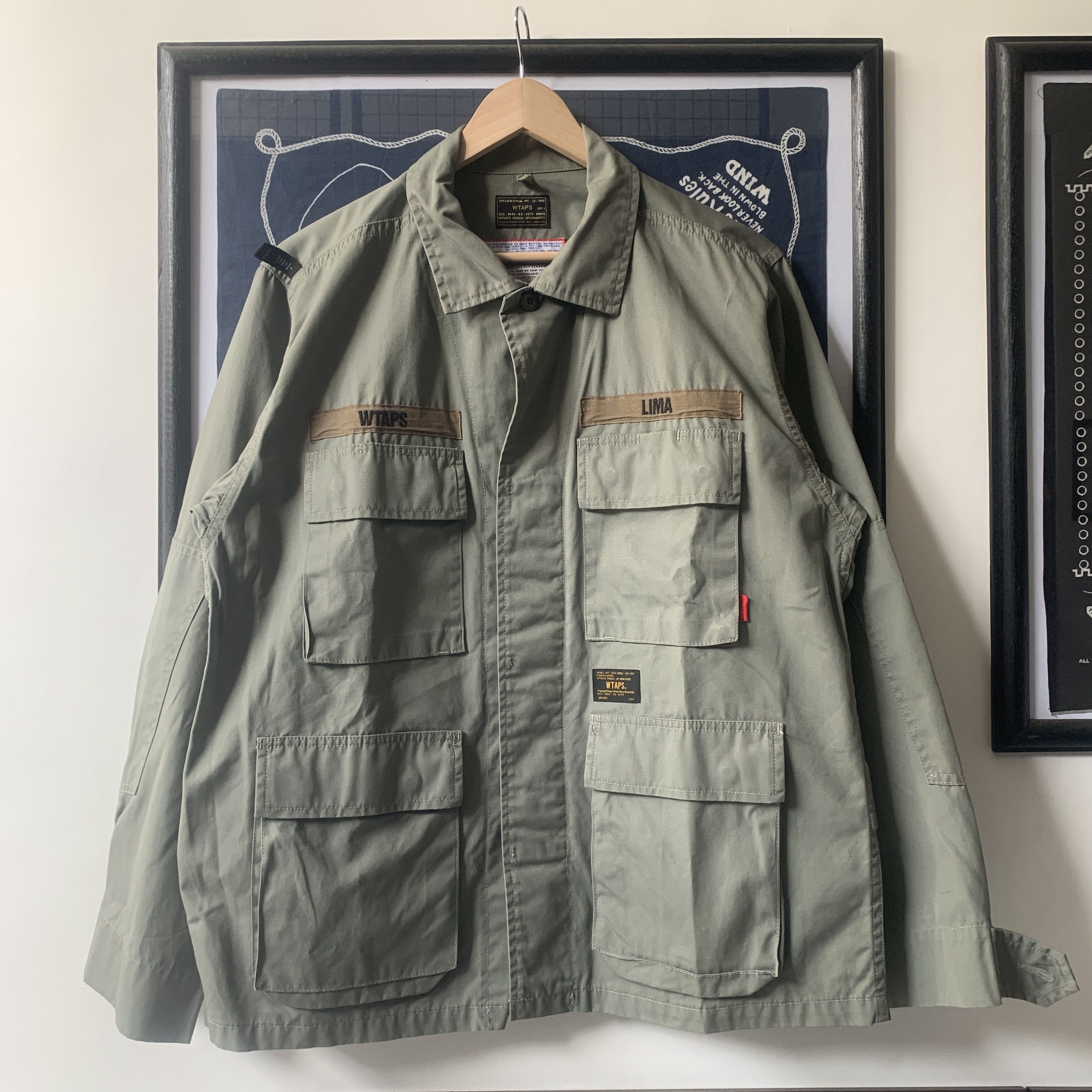 Wtaps WTAPS BUDS LS SHIRT COTTON SATIN 17SS - LIMA | Grailed