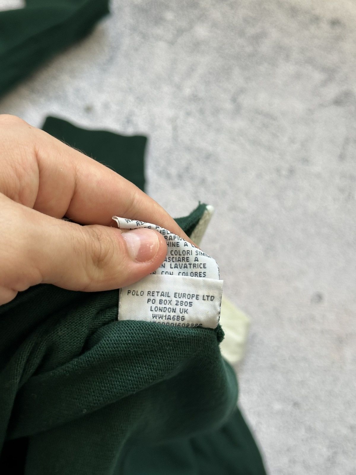 Polo Ralph Lauren Vintage Polo Ralph Lauren Sweatshirt Green Fit Orange Logo Size US L / EU 52-54 / 3 - 13 Thumbnail