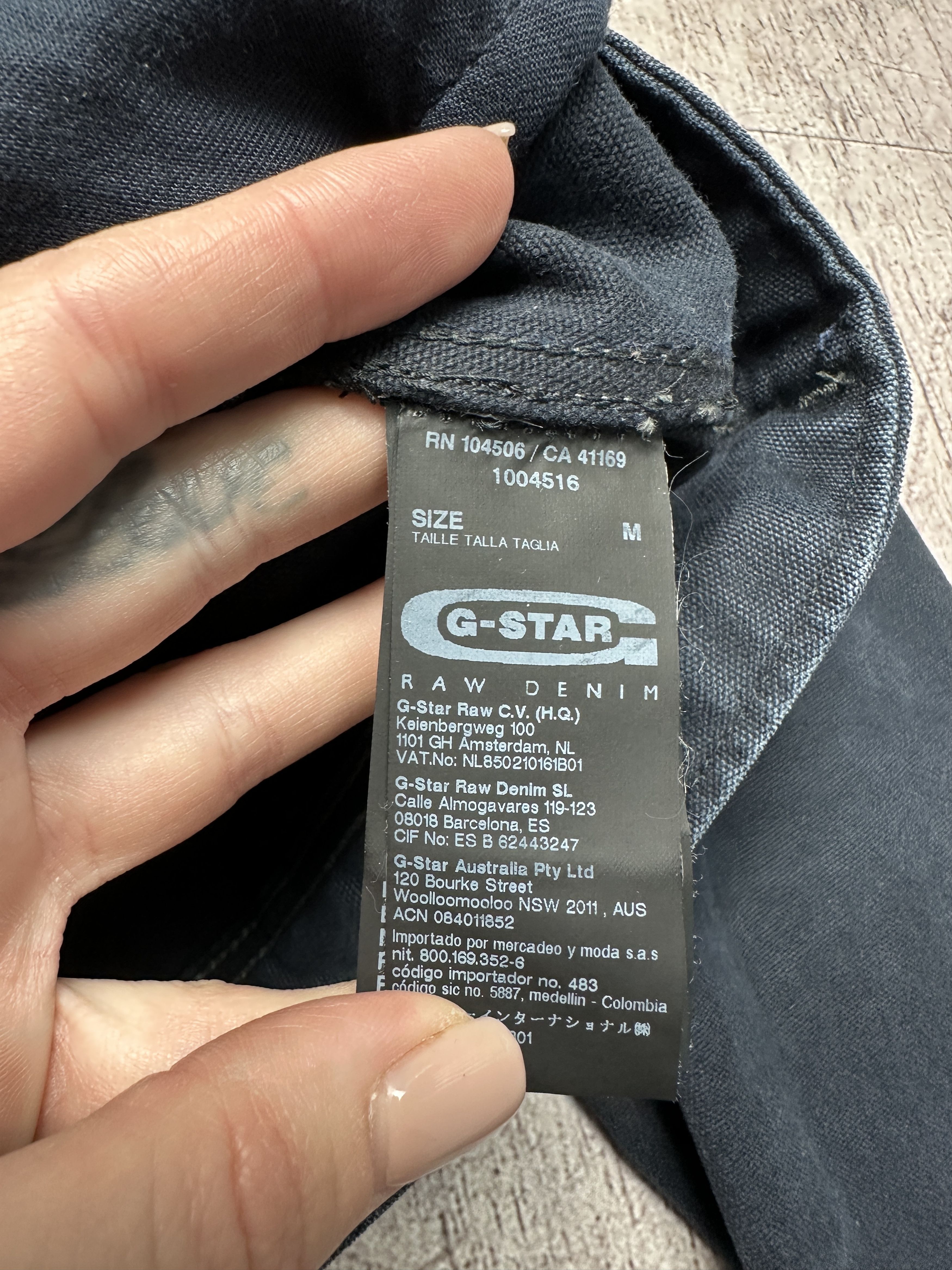 G-Star G Star Raw Mens Slim Tailor Stand 3D Denim Jacket Size US M / EU 48-50 / 2 - 7 Thumbnail