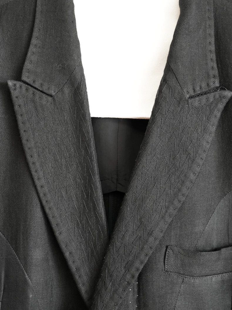 Yohji Yamamoto Yohji Yamamoto Yohji Yamamoto Hand-Stitched Jacket 09SS Size US L / EU 52-54 / 3 - 6 Thumbnail