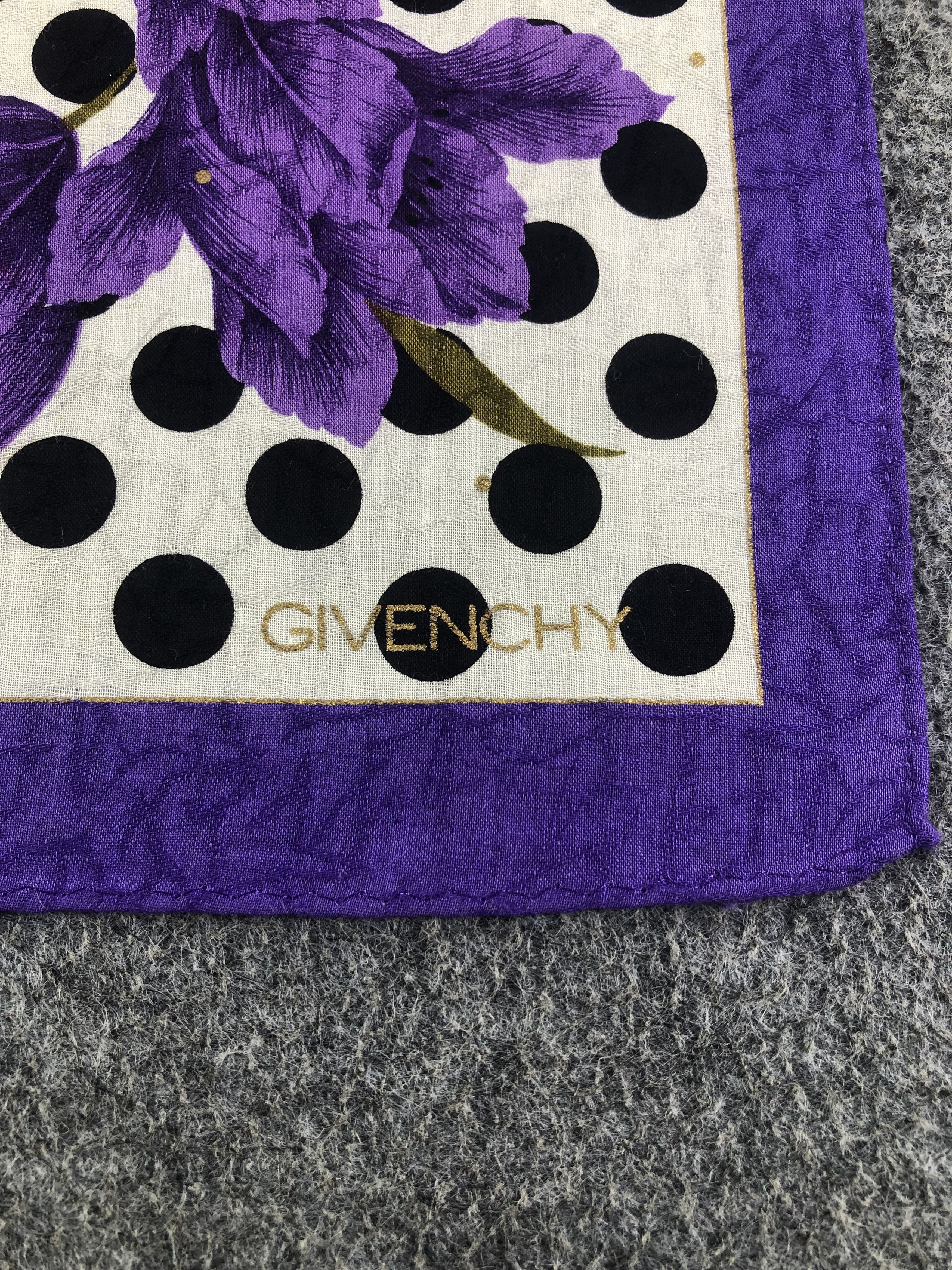 Vintage Givenchy Handkerchief / Bandana / Neckerchief A1510 Size ONE SIZE - 5 Thumbnail