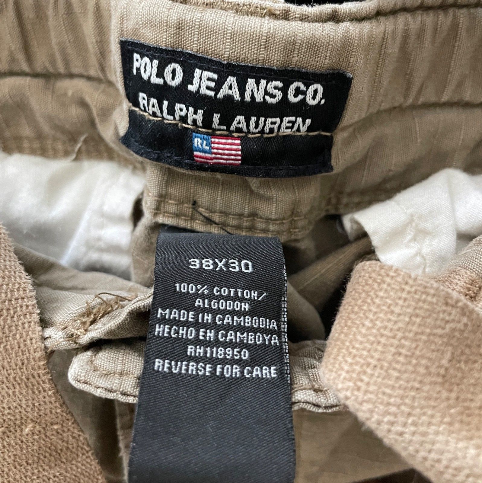 Polo Ralph Lauren 🔥 Ralph Lauren Polo Jeans® RARE Vintage Ripstop Cargo Pants Size US 38 / EU 54 - 8 Thumbnail