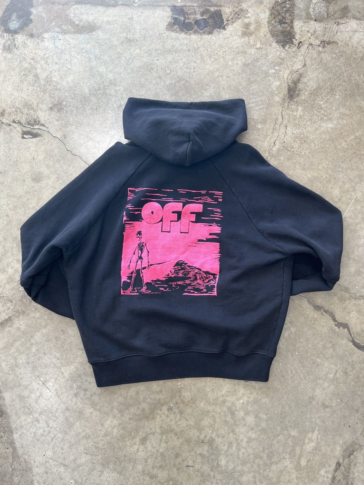 Off-White Off White Oversized Hoodie Sz. Small Size US S / EU 44-46 / 1 - 1 Thumbnail