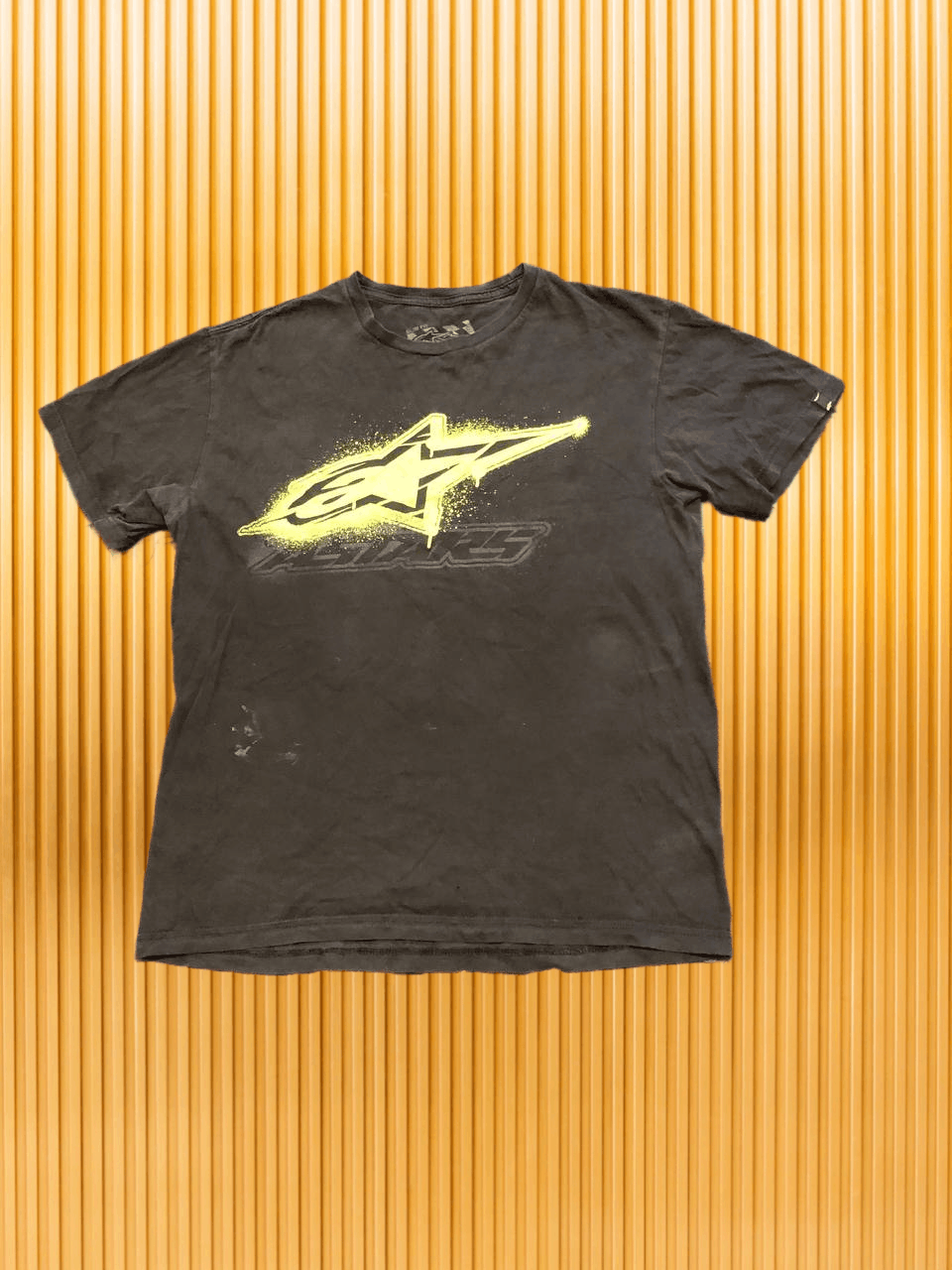 Alpinestars T-Shirt black vintage Alpinestars Y2K big logo Size US M / EU 48-50 / 2 - 1 Thumbnail