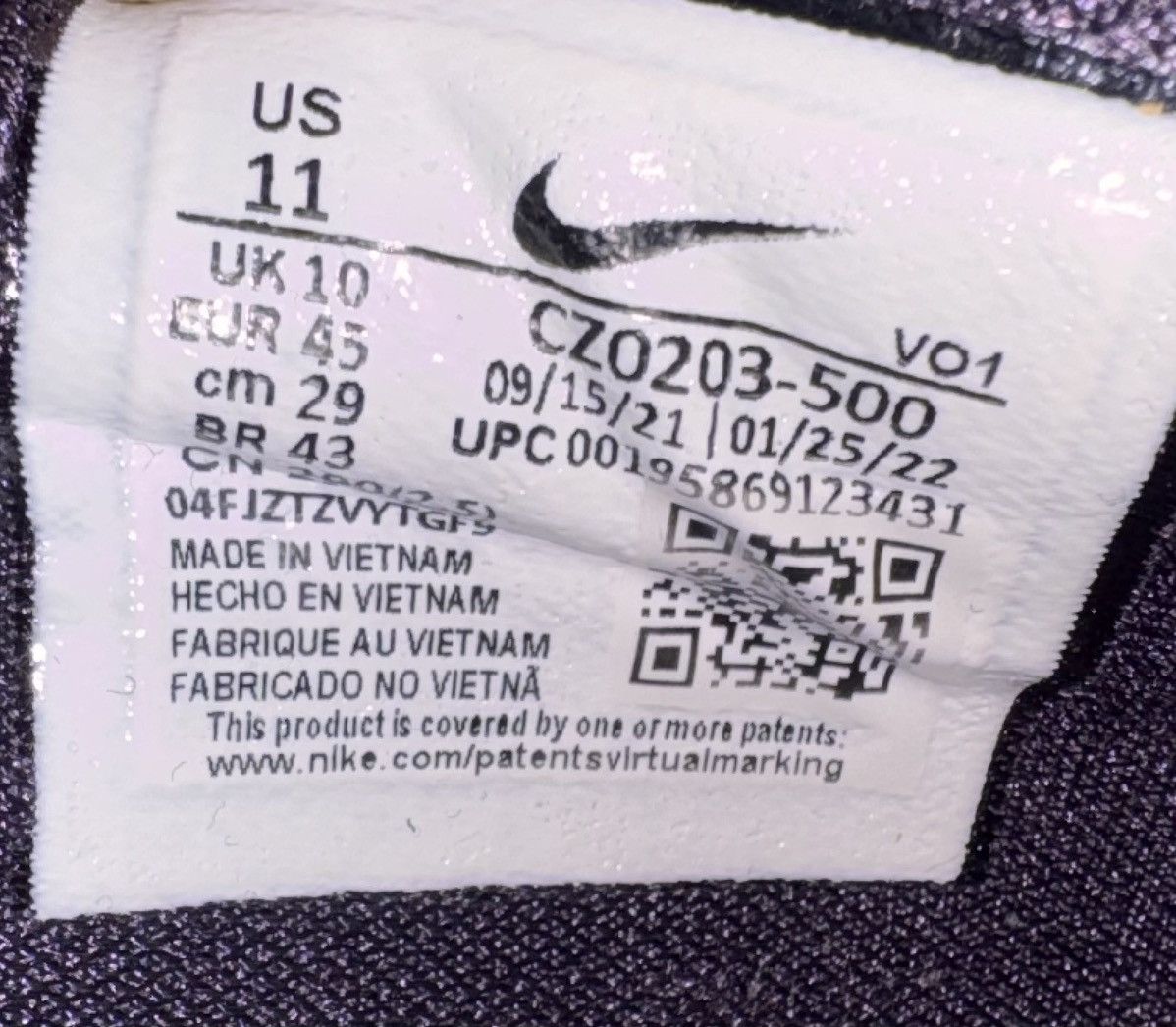 Nike Nike Lebron 19 Purple Teal Size US 11 / EU 44 - 6 Thumbnail
