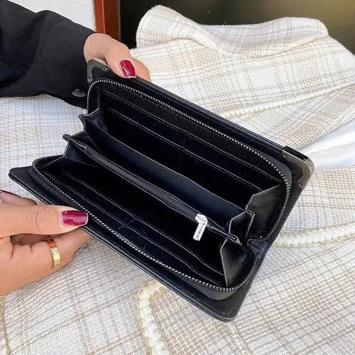 Other Black Skull Female Clutch Purse Size ONE SIZE - 3 Thumbnail