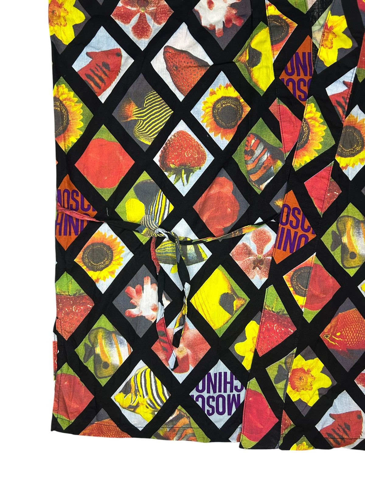 Moschino 90s Printed Wrap Top Size US M / EU 48-50 / 2 - 3 Thumbnail