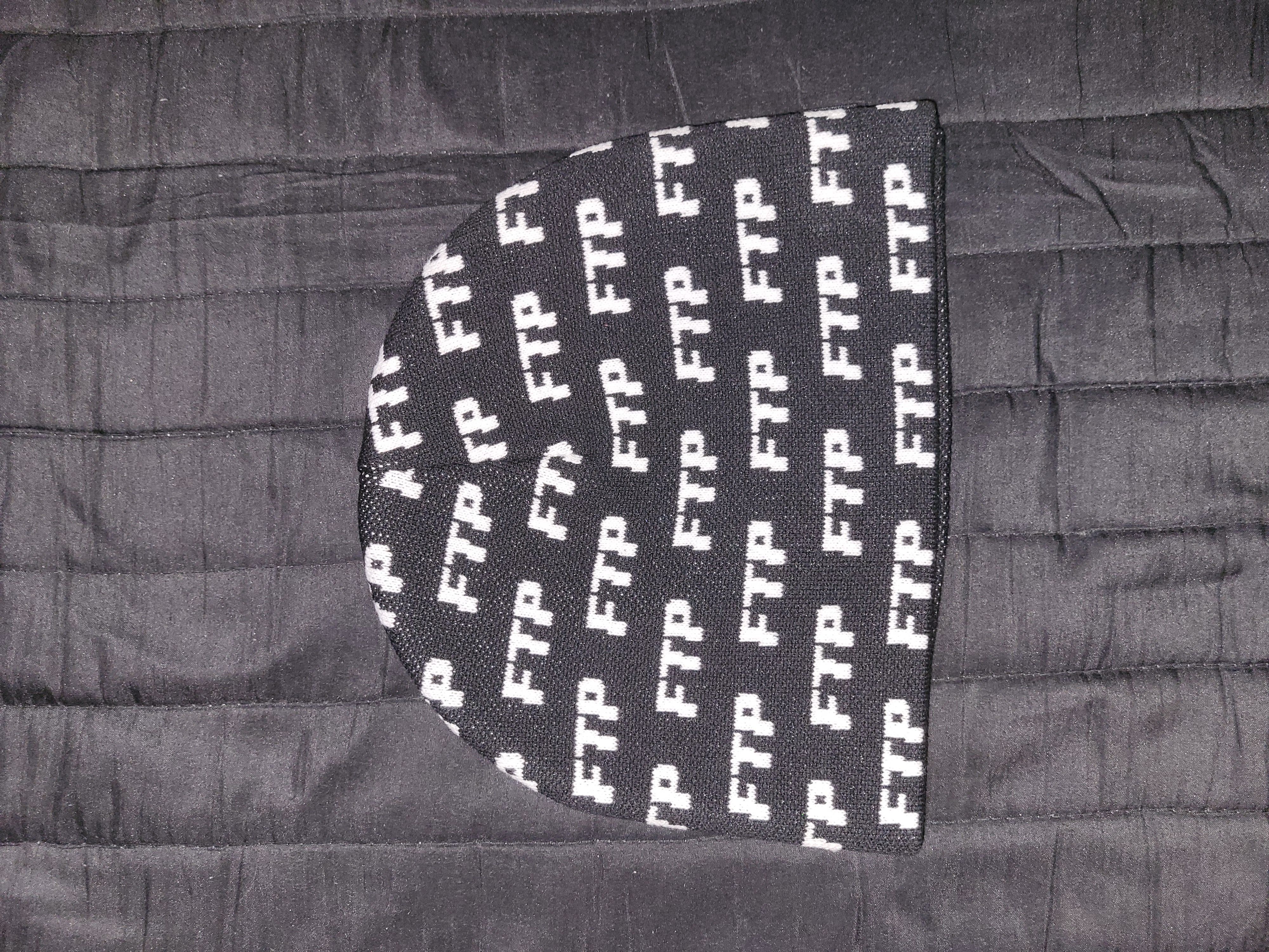 Fuck The Population Black FTP All Over Beanie. Size ONE SIZE - 2 Thumbnail