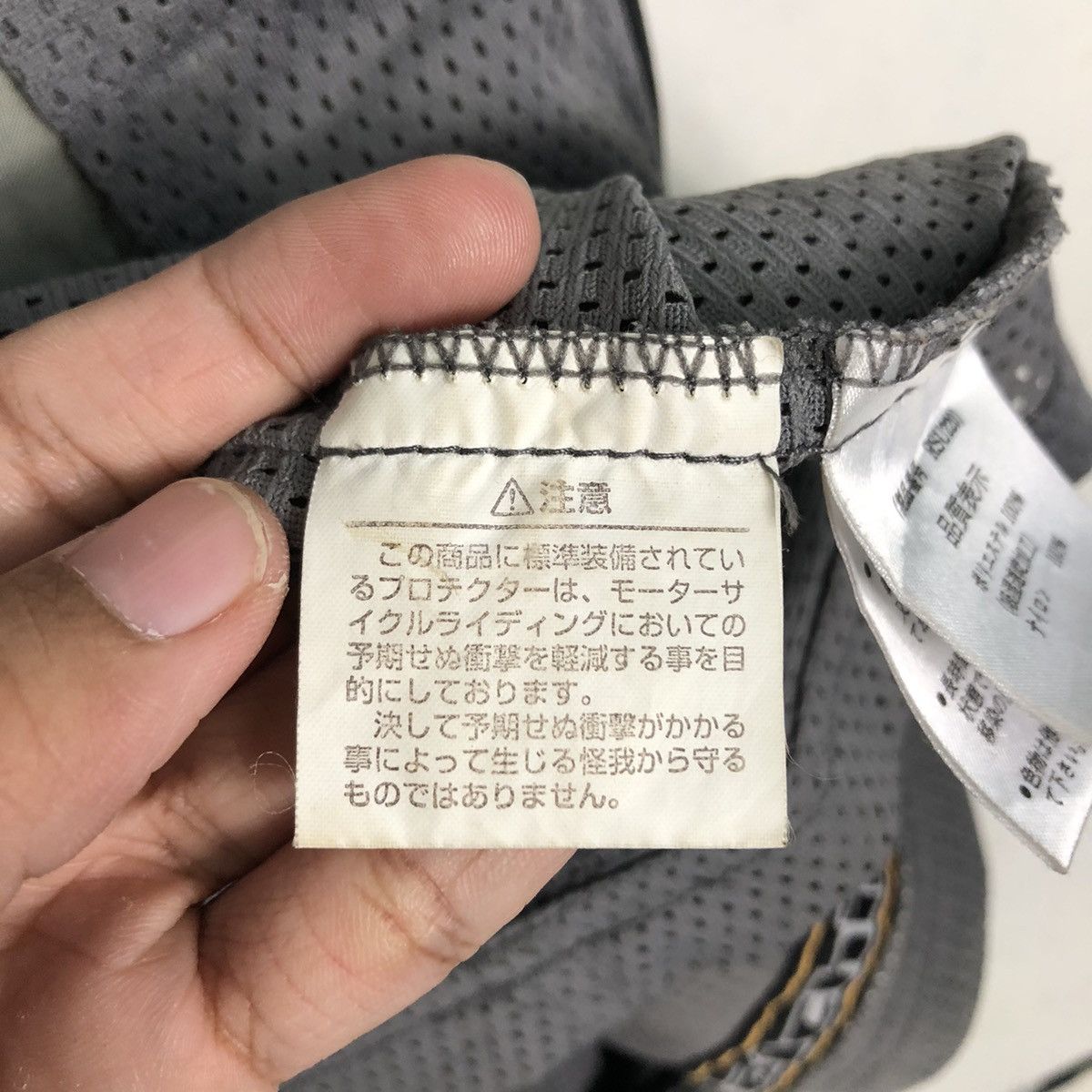 Japanese Brand RS Taichi Motorcycle Protective Mesh Jacket — Grey Size US L / EU 52-54 / 3 - 24 Thumbnail
