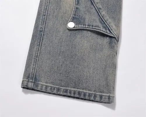 VIBE High street trend stitching washed wide-leg jeans Size US 32 / EU 48 - 6 Thumbnail