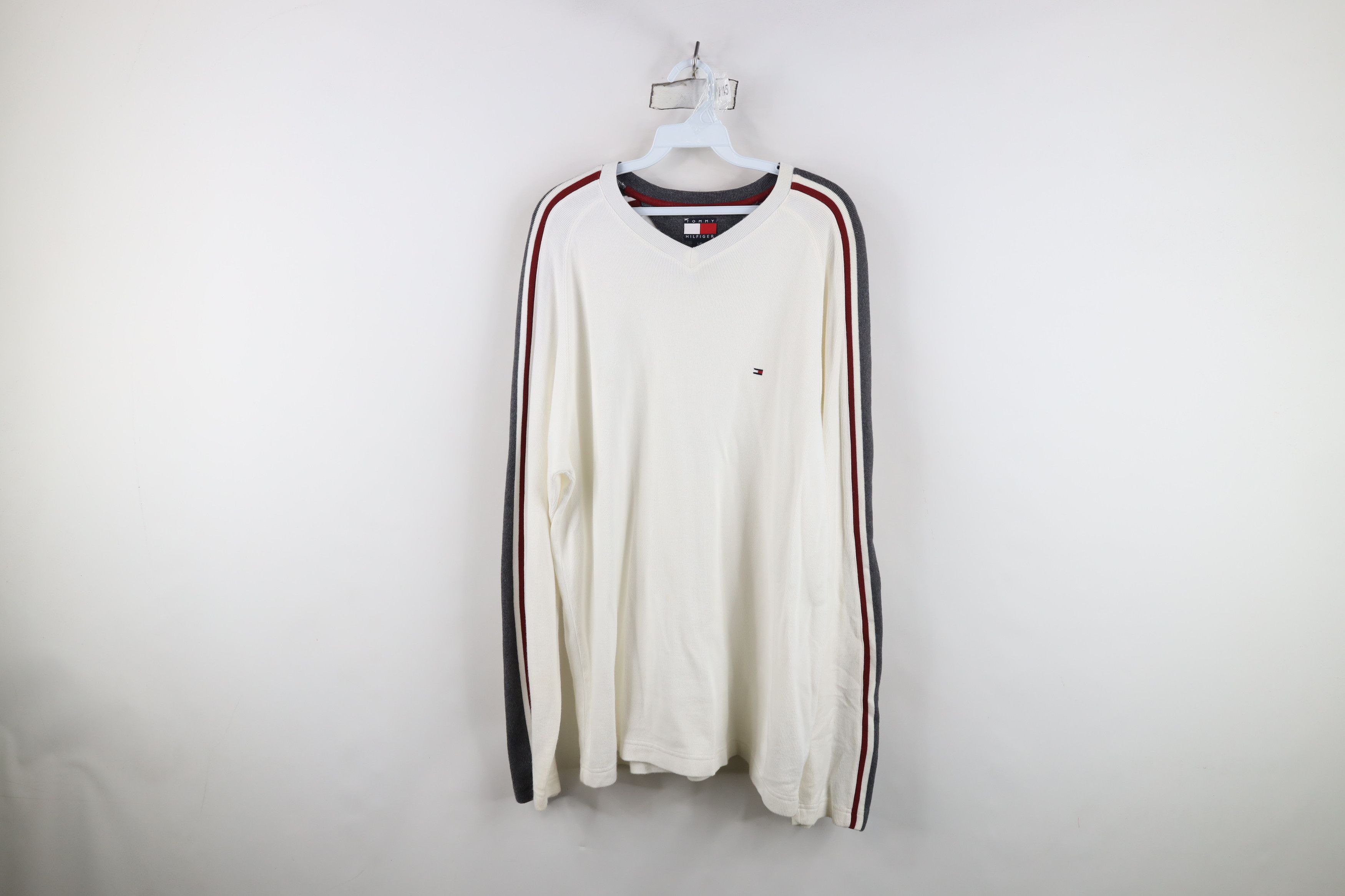 Tommy Hilfiger Vintage Tommy Hilfiger Ribbed Knit Long Sleeve T-Shirt Size US L / EU 52-54 / 3 - 1 Thumbnail