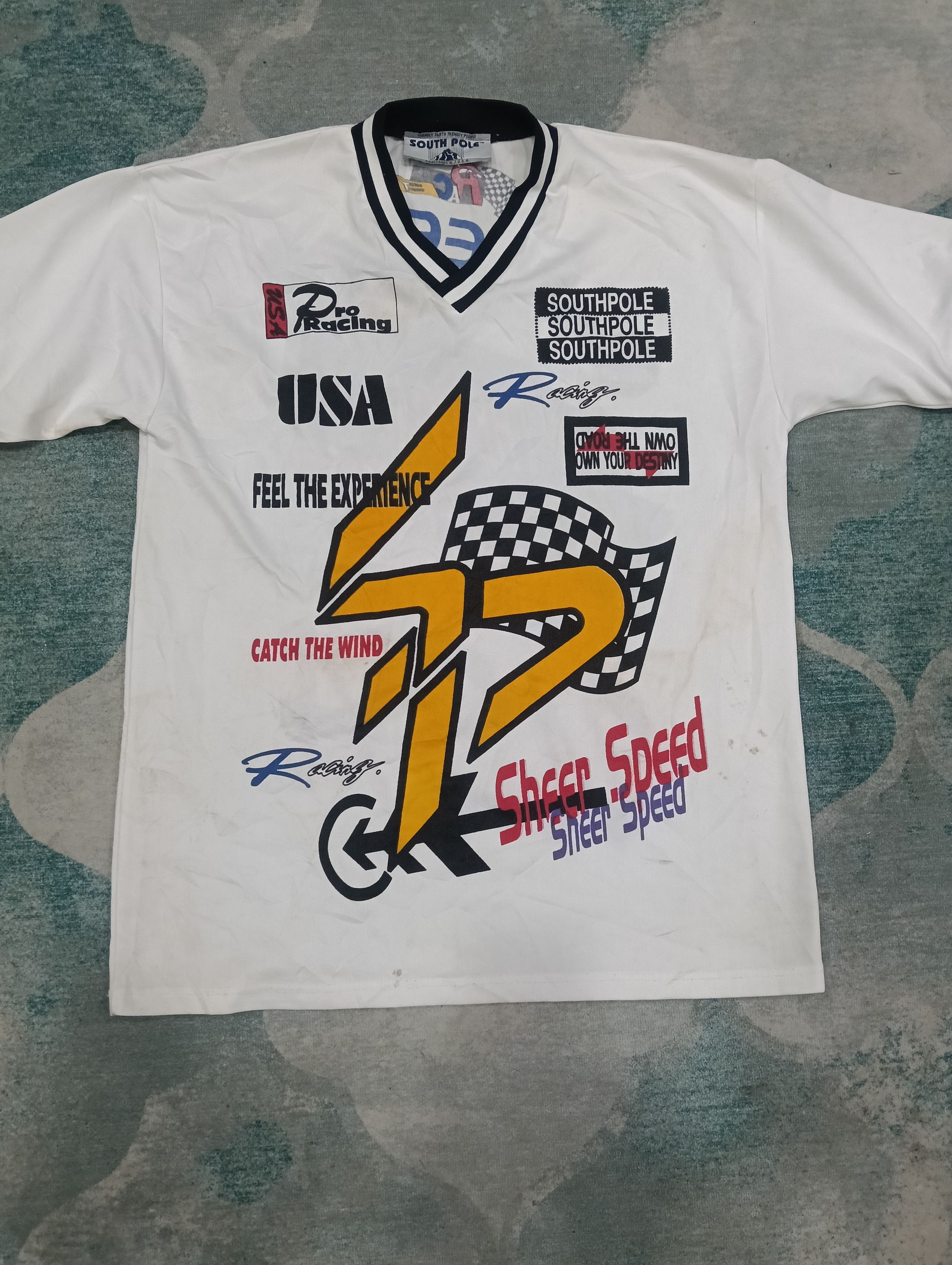 Southpole ⚡Rare South Pole Racing Shirt Jersey⚡ Size US XXL / EU 58 / 5 - 3 Thumbnail