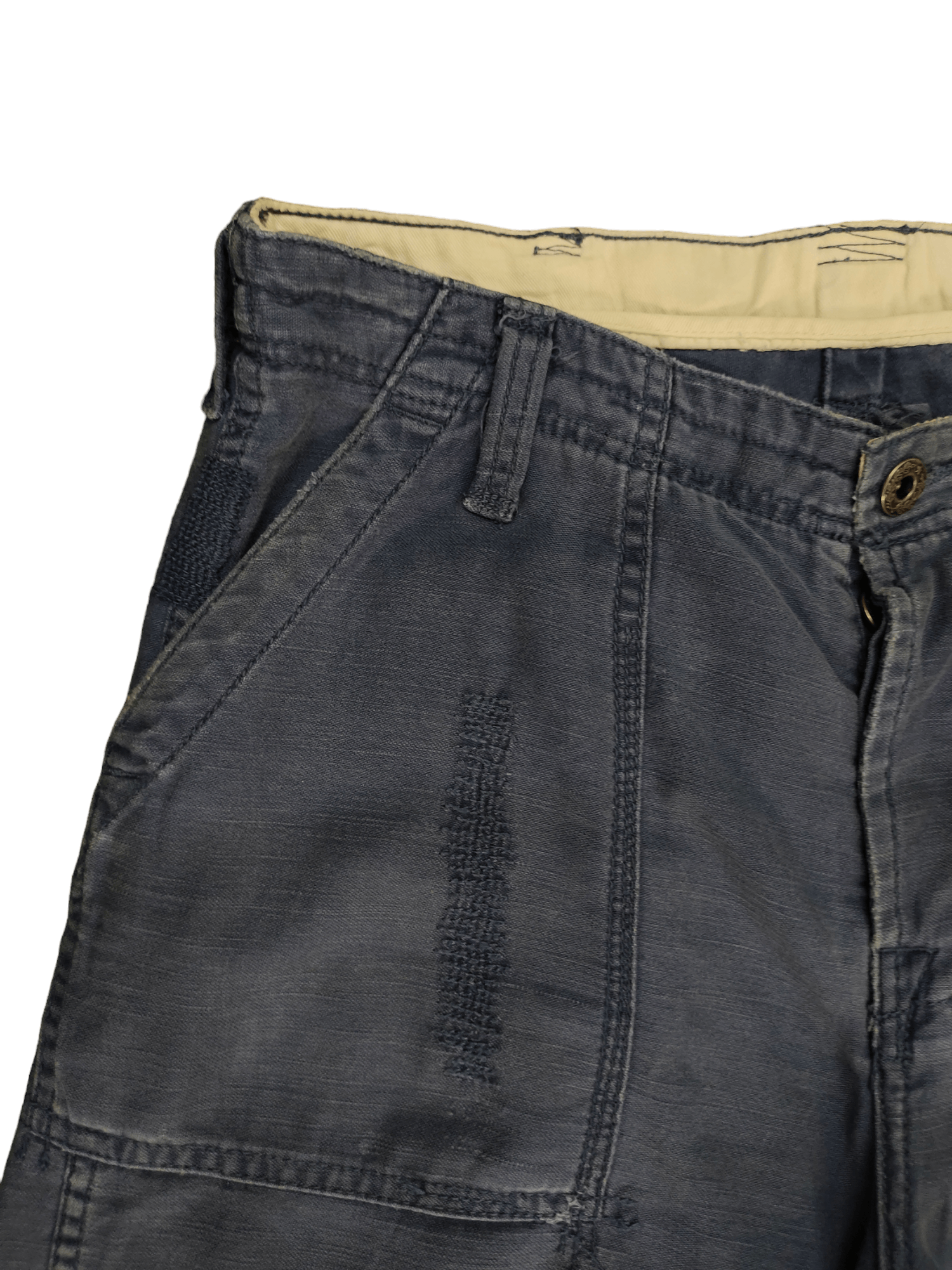 Polo Ralph Lauren Polo By Ralph Lauren Embroidered Faded Fatigue Short Pants Size US 30 / EU 46 - 3 Thumbnail