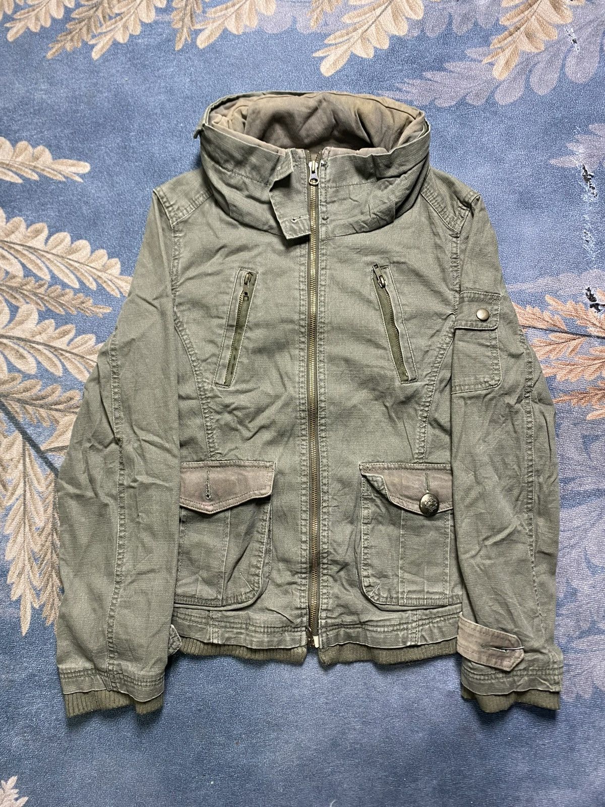 Vintage VINTAGE BACK NUMBER TACTICAL JACKET MILITARY TROOP Size US S / EU 44-46 / 1 - 1 Thumbnail