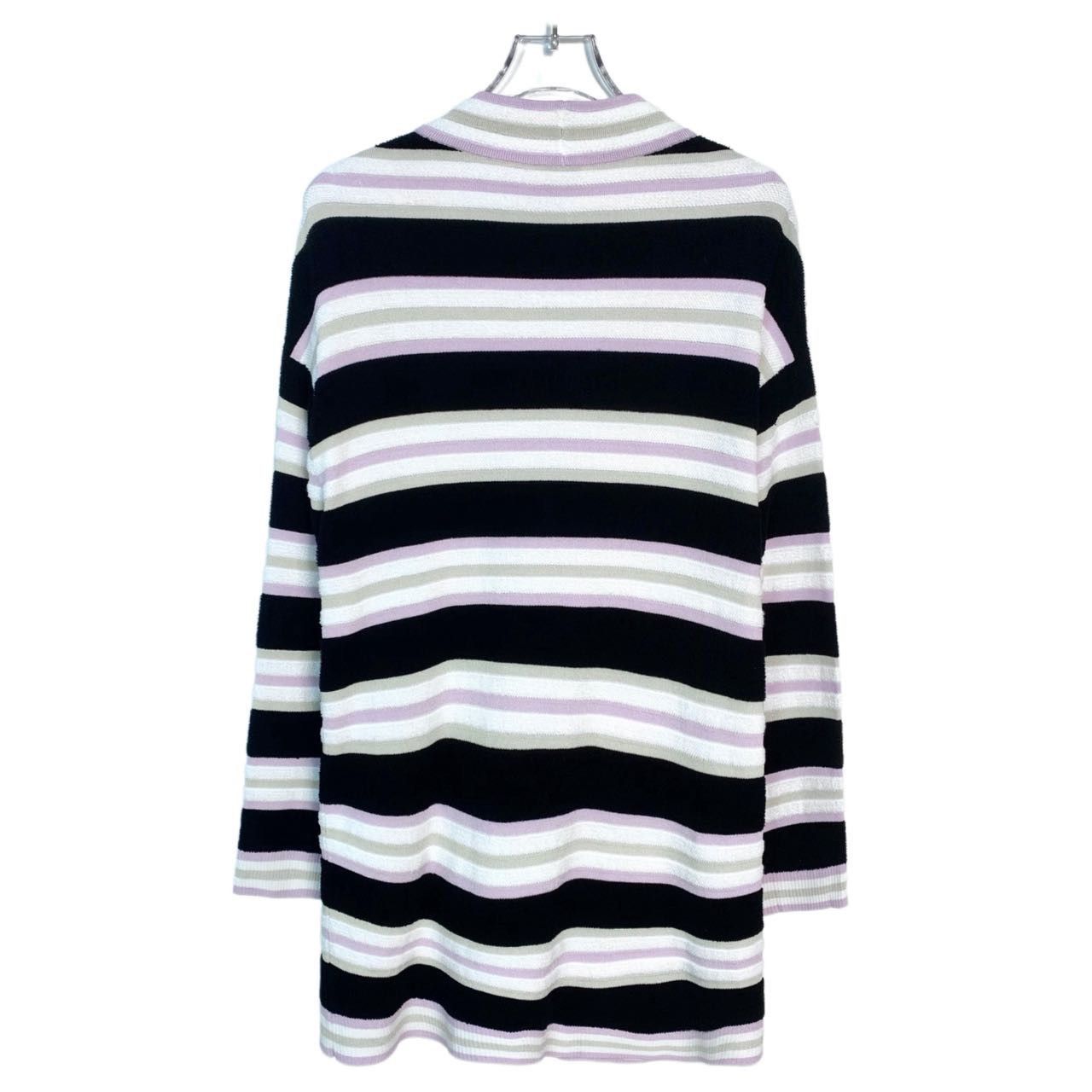 Fendi Fendi Striped Color-block Knit Cardigan K26WX Size S / US 4 / IT 40 - 2 Thumbnail