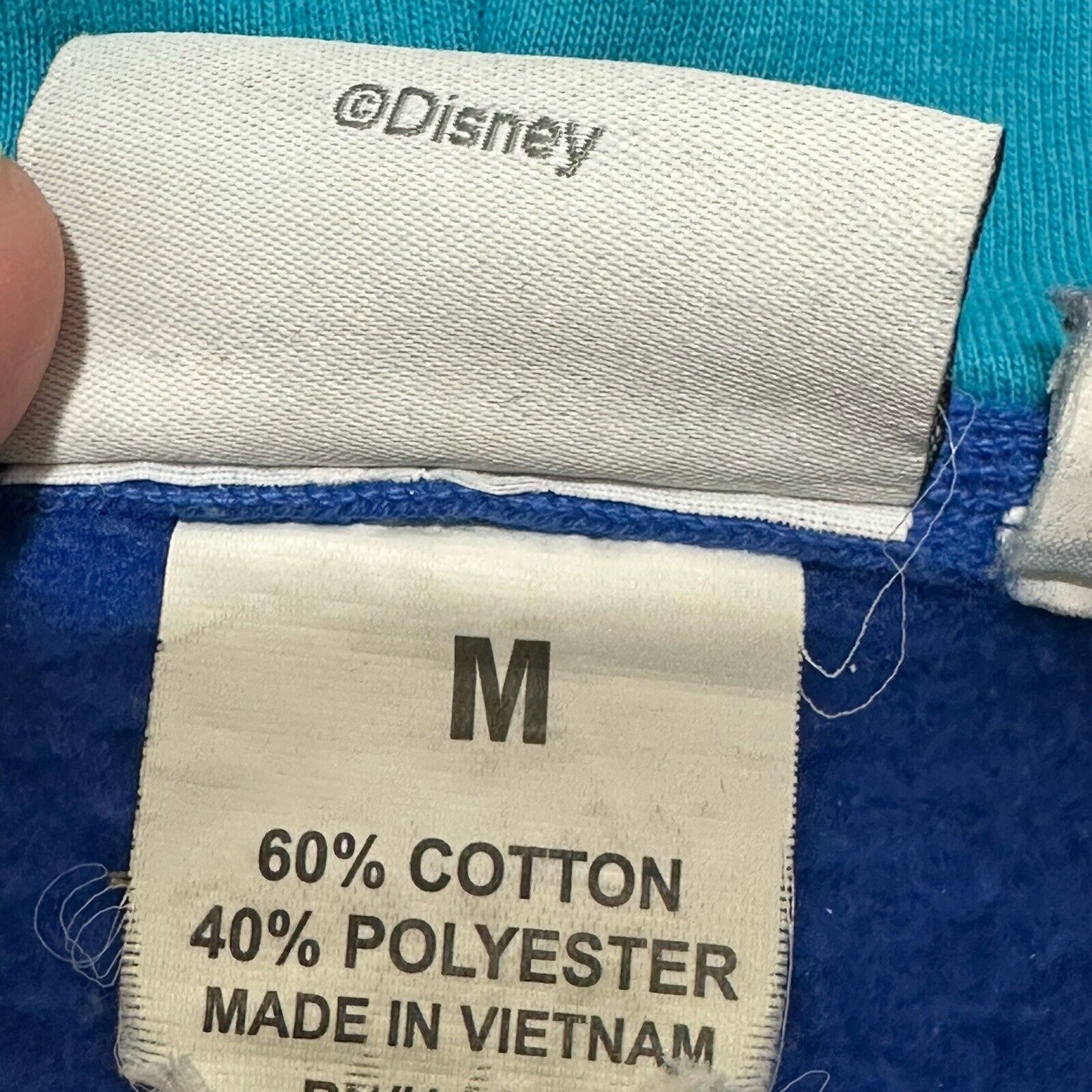 Disney Disney Medium Blue 2020 Full Zip Hoodie Sweatshirt Size US M / EU 48-50 / 2 - 5 Thumbnail