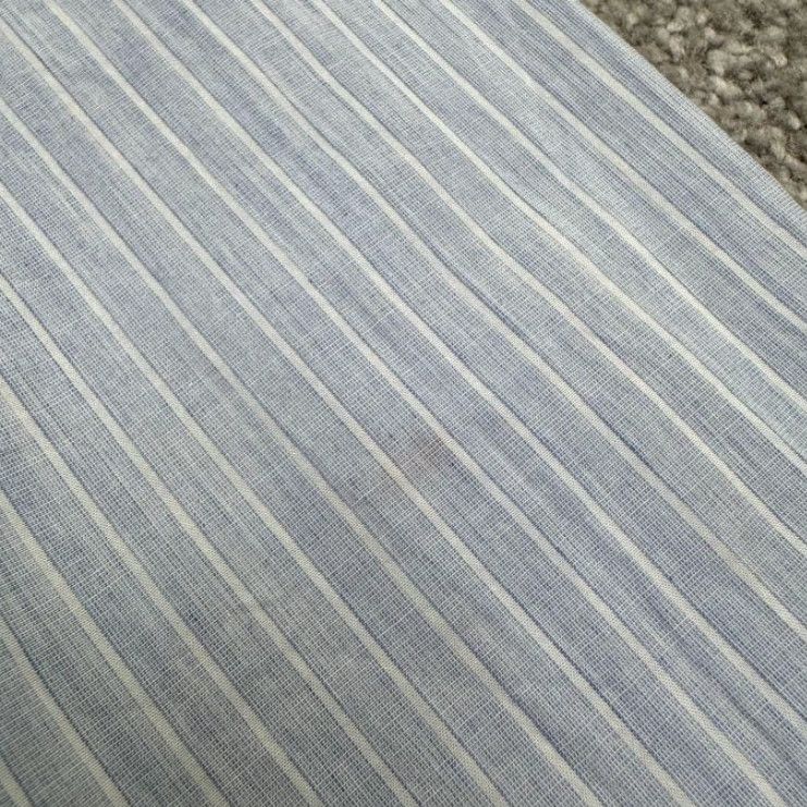 Vintage JACK SPADE Men's Dress Shirt 2XL Blue White Striped Cotton Casual Workwear Size 48R - 7 Thumbnail