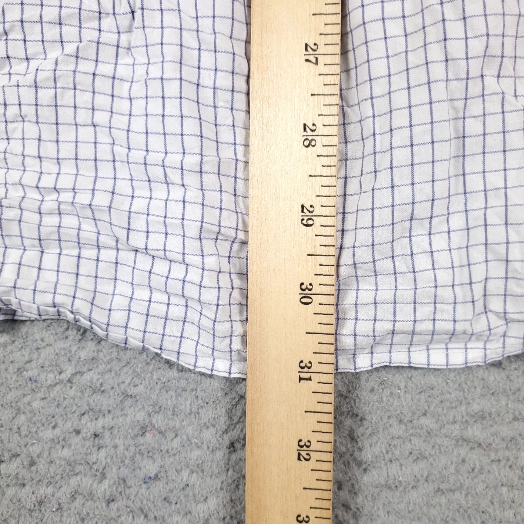 Tommy Hilfiger Tommy Hilfiger Shirt Mens Large White Blue Check Button-Up Long Sleeve Casual Office Wear L White Check, Tommy Hilfiger, Button-Up, Men, Regular Fit Size US L / EU 52-54 / 3 - 7 Thumbnail