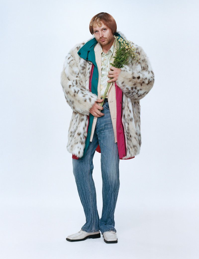 Pre-owned Martine Rose Reversible Parka In Multicolor