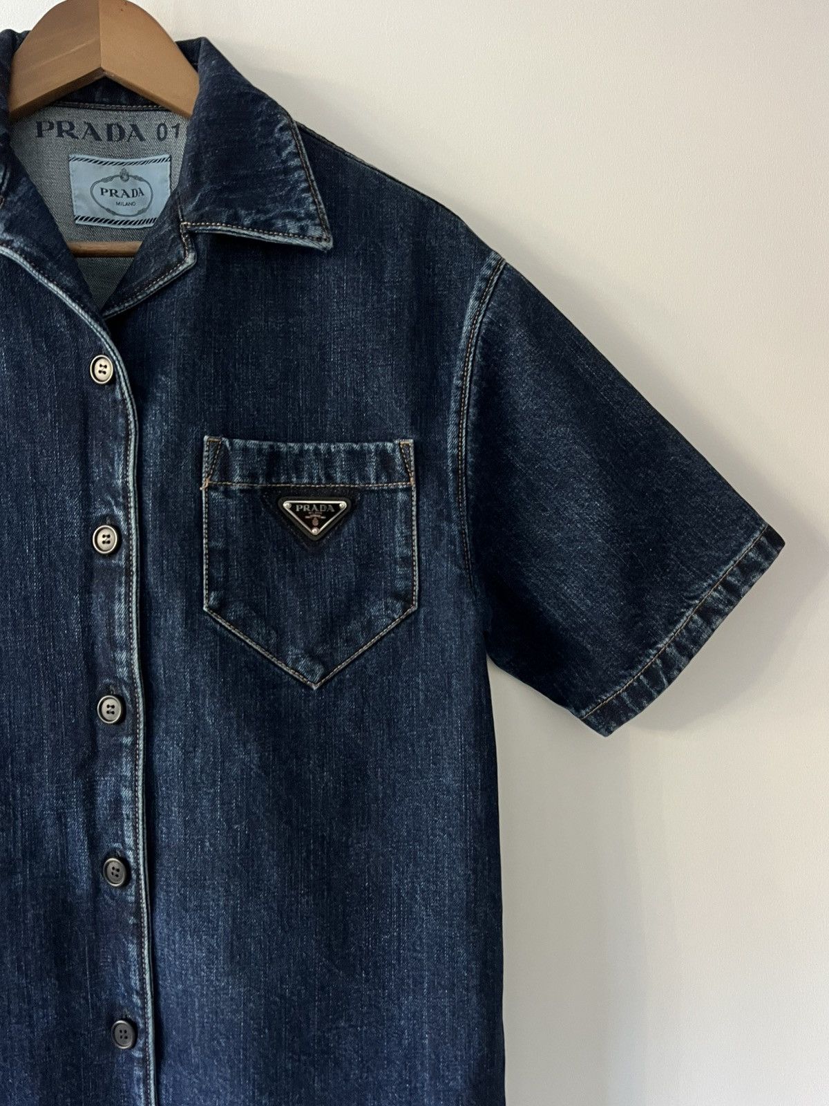 Prada Prada denim Shirt Size US M / EU 48-50 / 2 - 3 Thumbnail