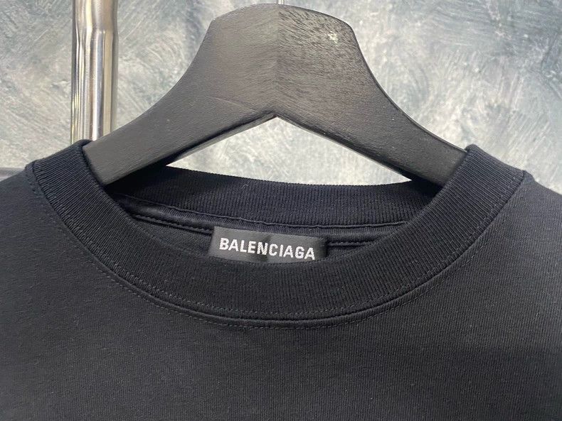 Balenciaga Balenciaga Logo printed black short sleeves Size US XS / EU 42 / 0 - 4 Thumbnail