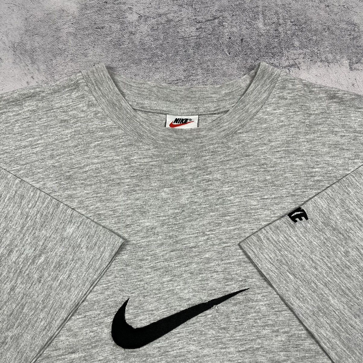 Nike Vintage Nike big swoosh rare tee 90’s Size US L / EU 52-54 / 3 - 7 Thumbnail