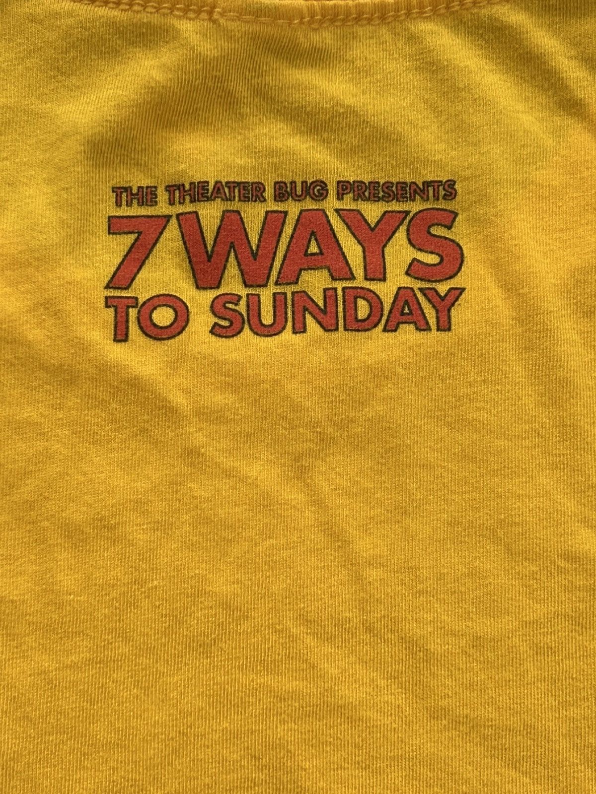 Vintage Yellow “WAIT FOR THE SUN” Graphic Tee – Size 2XL Size XXL / US 16-18 / IT 52-54 - 5 Thumbnail