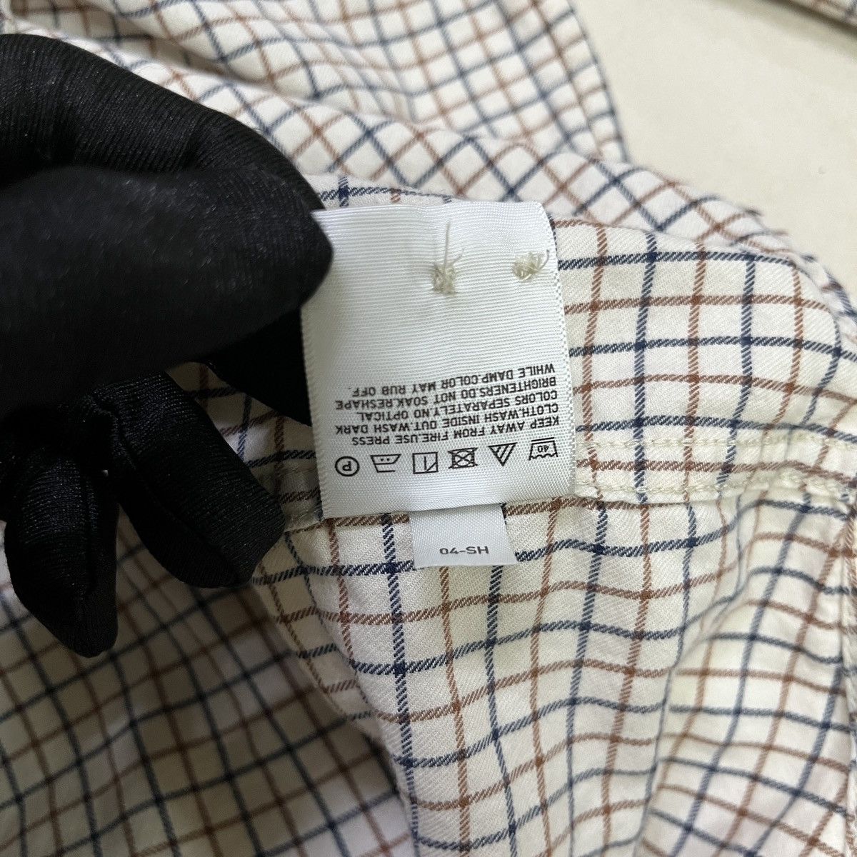 Japanese Brand × Uniqlo × Vintage Uniqlo Plaid/Check Button Up Flannel Shirt Size US S / EU 44-46 / 1 - 8 Thumbnail