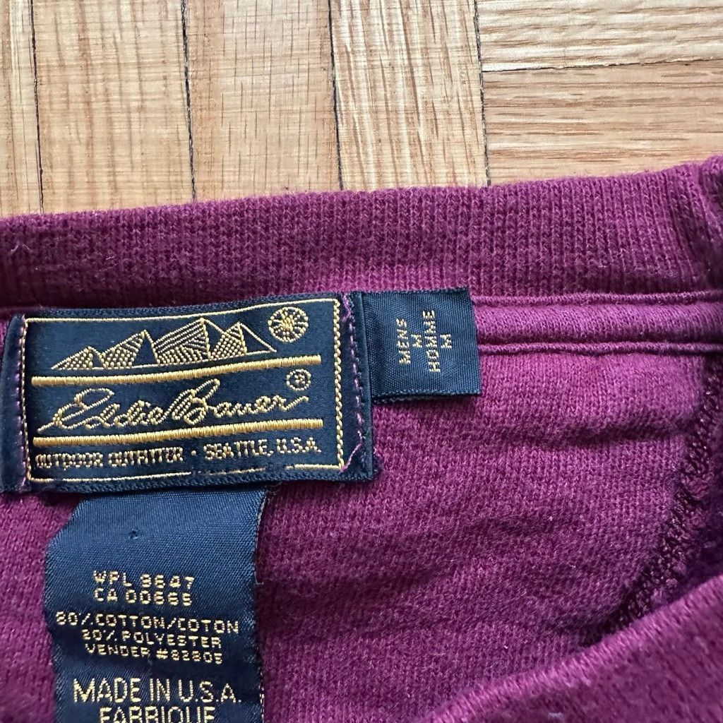 Eddie Bauer × Vintage Vintage 90s Eddie Bauer Made in USA sweatshirt Medium Size US M / EU 48-50 / 2 - 4 Thumbnail