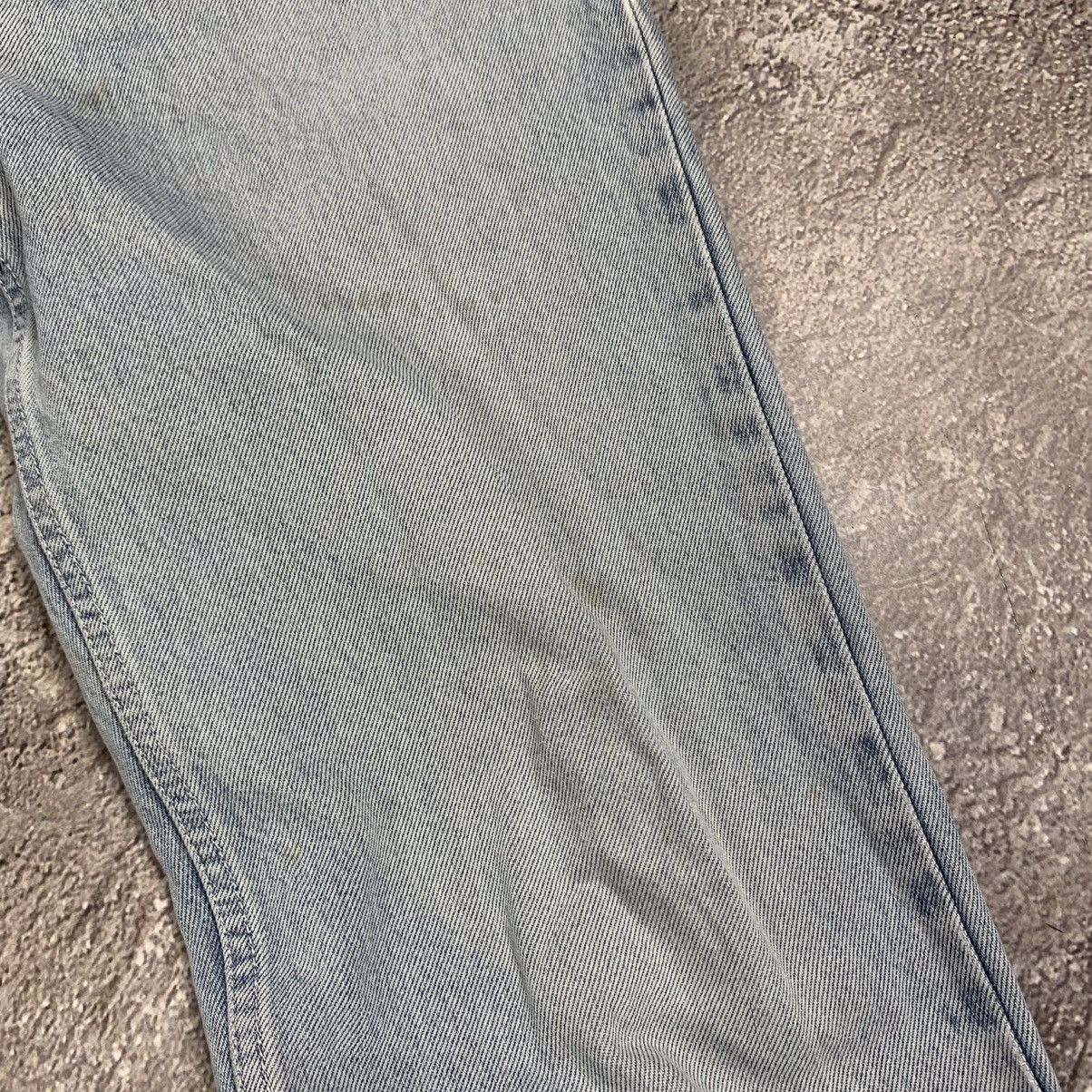 Vintage Vintage 90s Distressed Flared Jeans Grunge Baggy Y2K Logo 30 Size US 30 / EU 46 - 5 Thumbnail