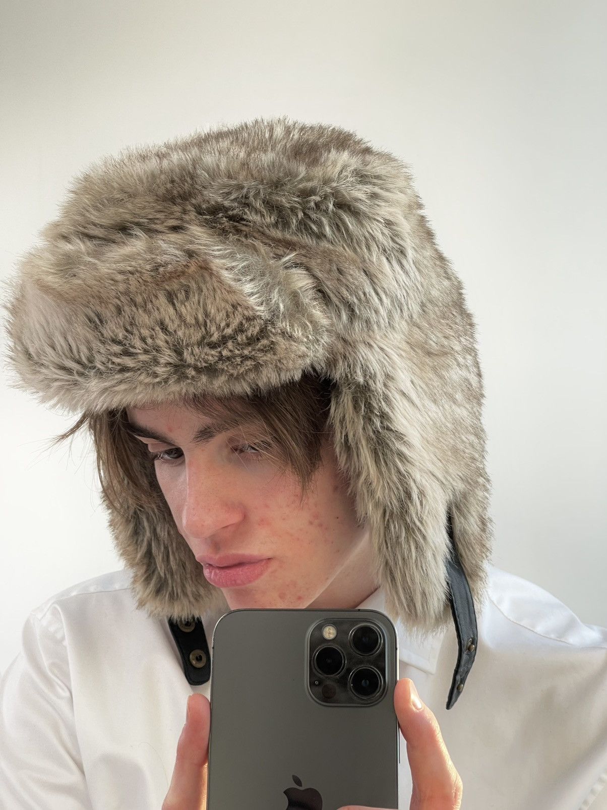 Vintage Vintage fuzzy mohair japanese ushanka hat avant garde Size ONE SIZE - 19 Thumbnail