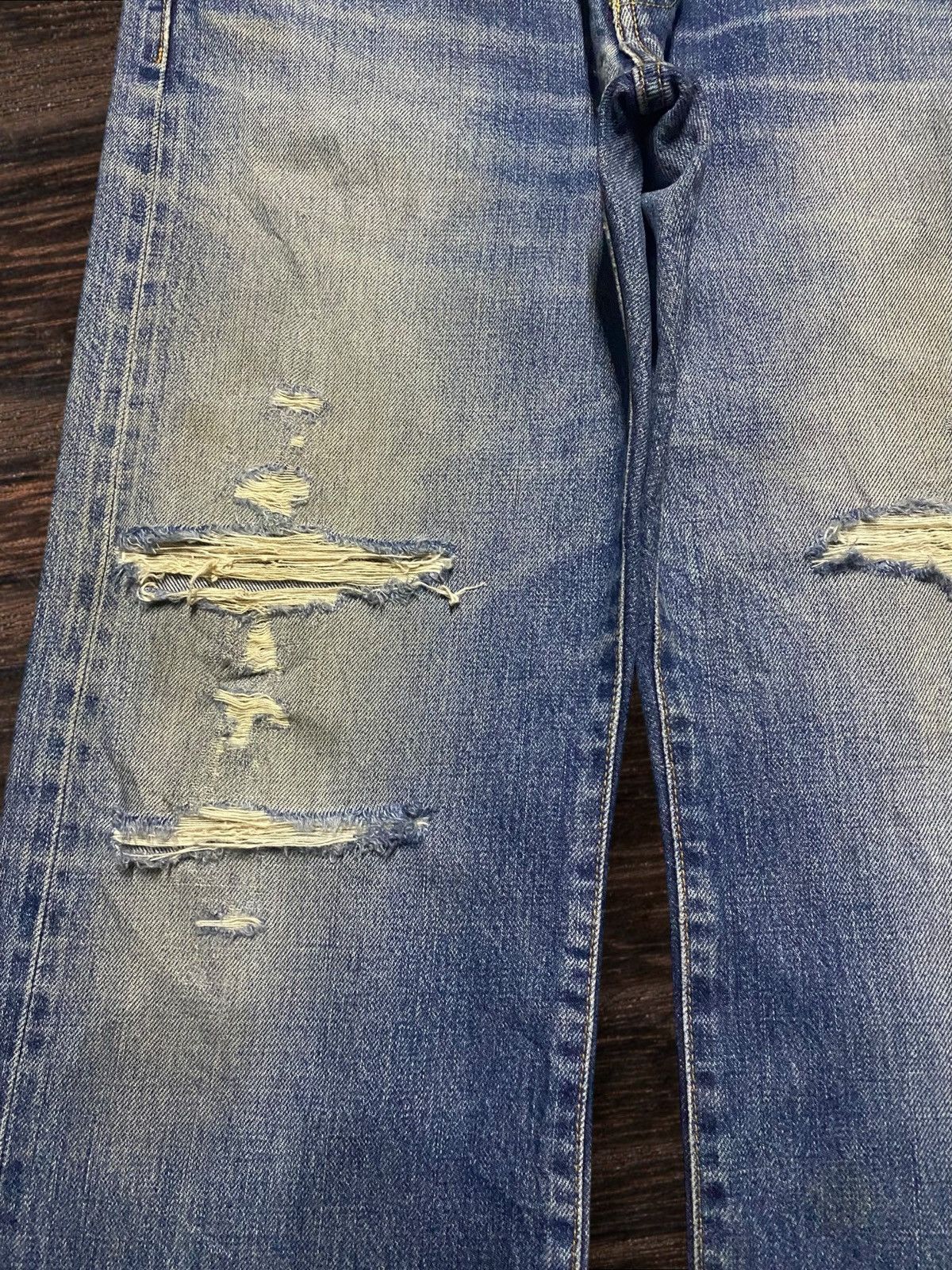 Warehouse Warehouse Mud Wash Selvedge Jeans Size US 32 / EU 48 - 7 Thumbnail
