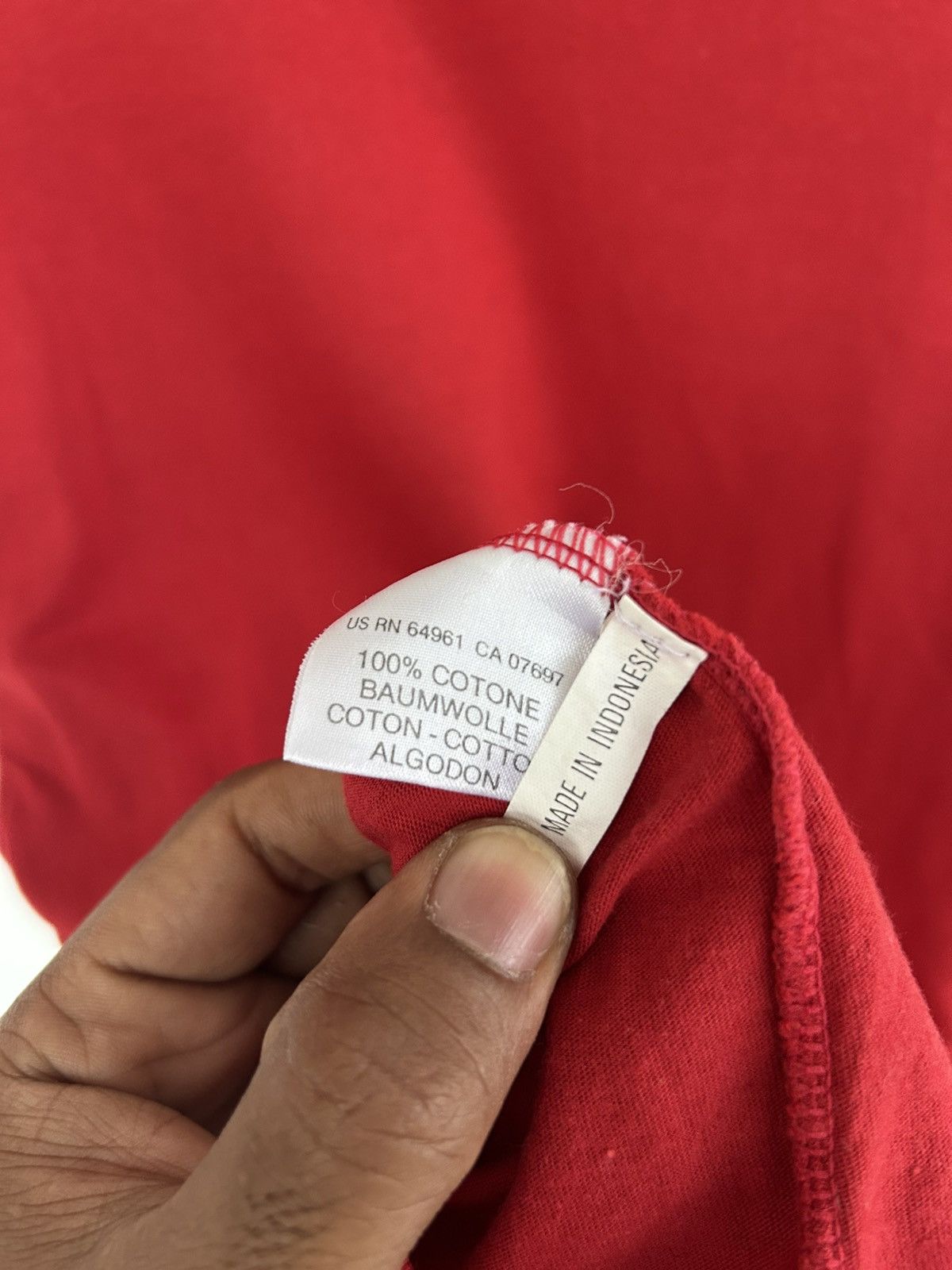 United Colors Of Benetton UCOB Periodic Table Red Tee Size US M / EU 48-50 / 2 - 6 Thumbnail