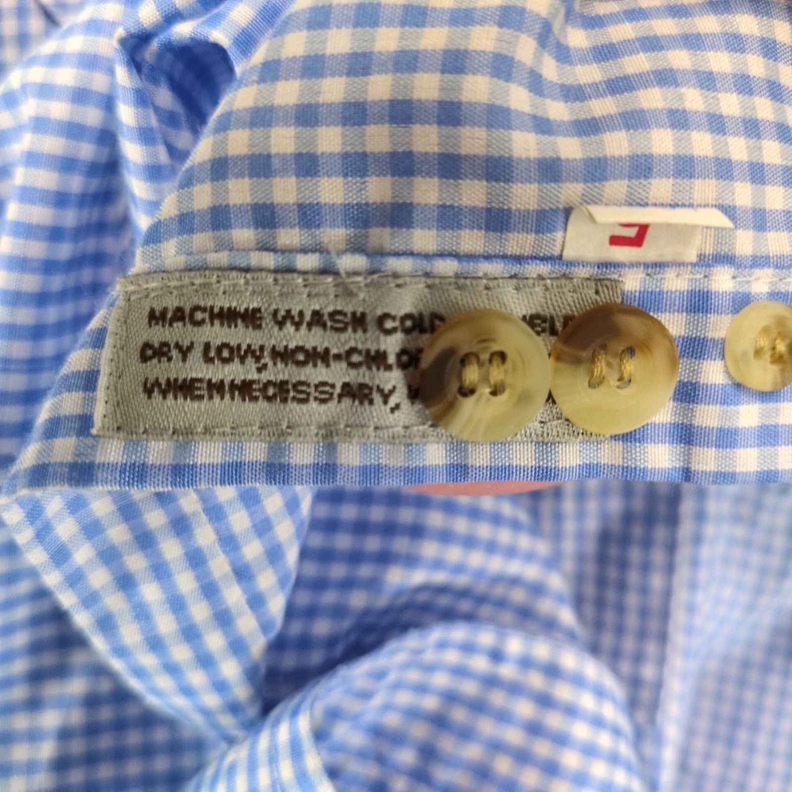 Other Tiger Hill Blue Gingham Button Down Fishing Shirt Men's L Size US L / EU 52-54 / 3 - 4 Thumbnail