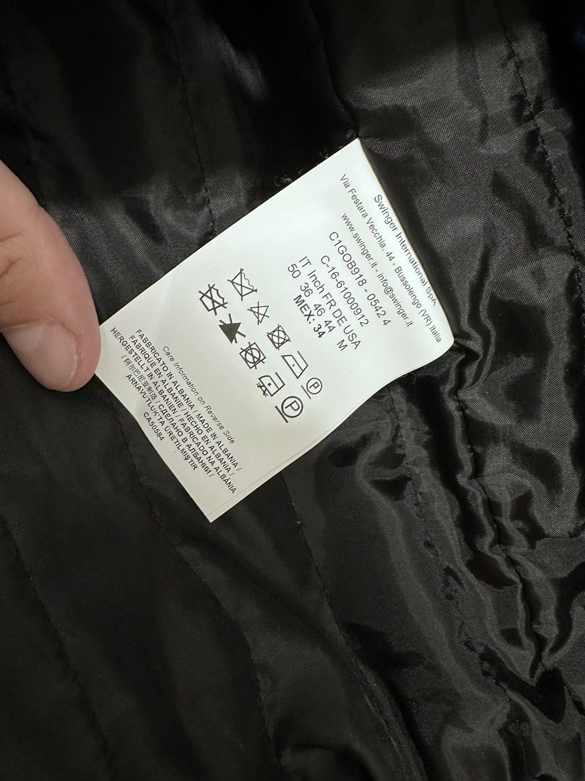 Versace Versace Bomber Jacket Wool Monogram Lampo Size US L / EU 52-54 / 3 - 12 Thumbnail