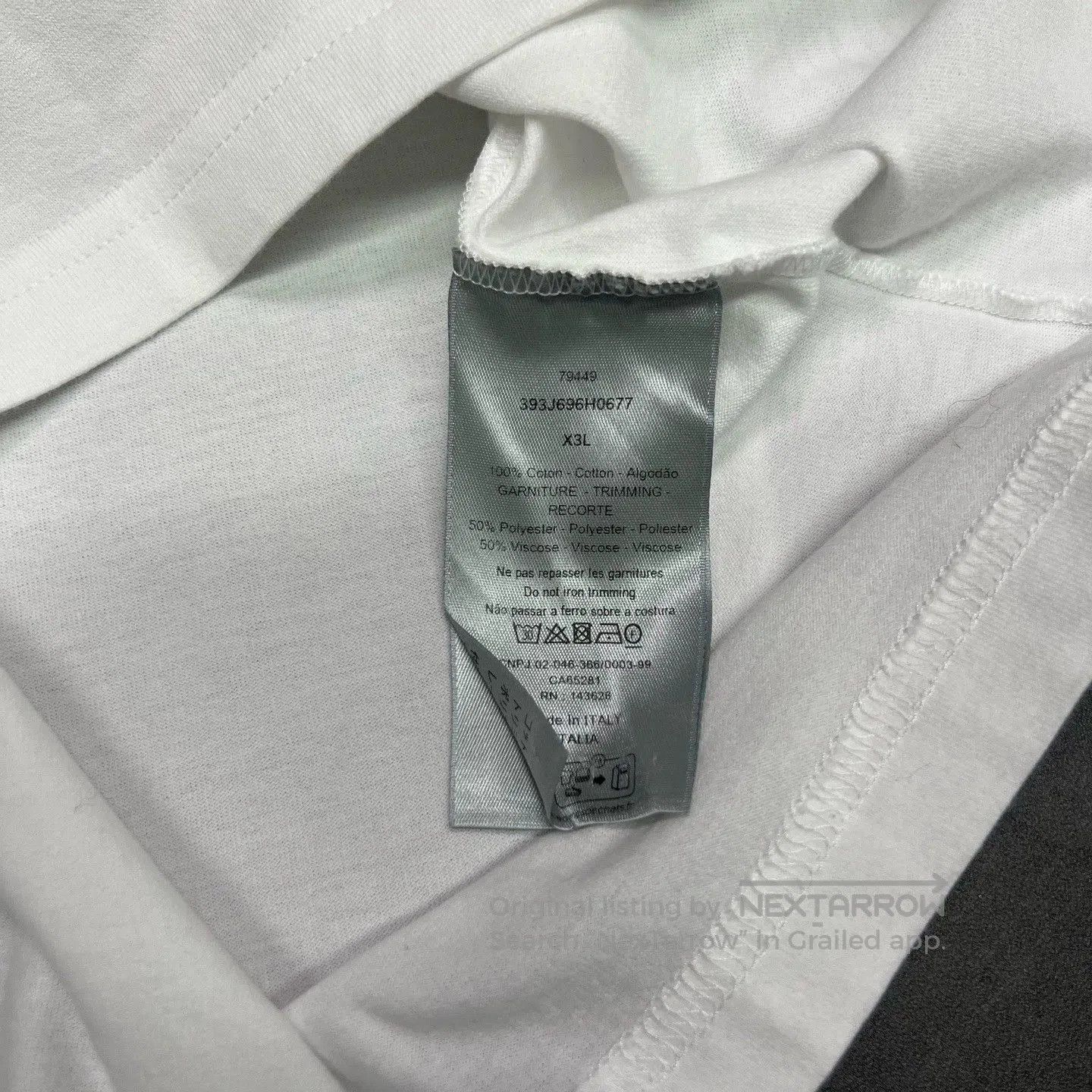Dior dior 23ss short sleeve logo t-shirt. Size US XXL / EU 58 / 5 - 5 Thumbnail