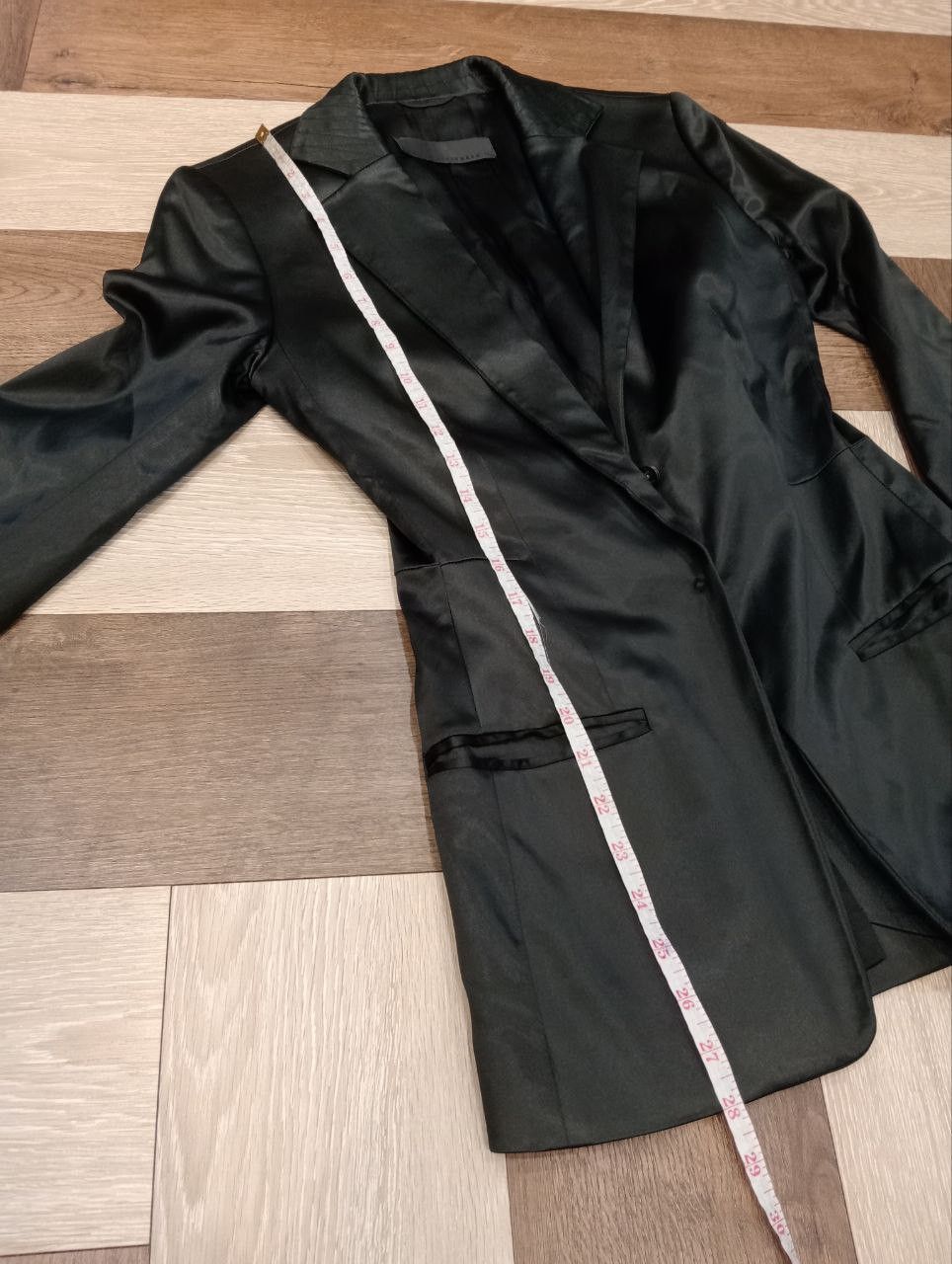 Haider Ackermann HAIDER ACKERMANN STRETCH ACTATE BLAZER - SIZE 34 BLACK Size XXS / US 00 / IT 34 - 18 Thumbnail
