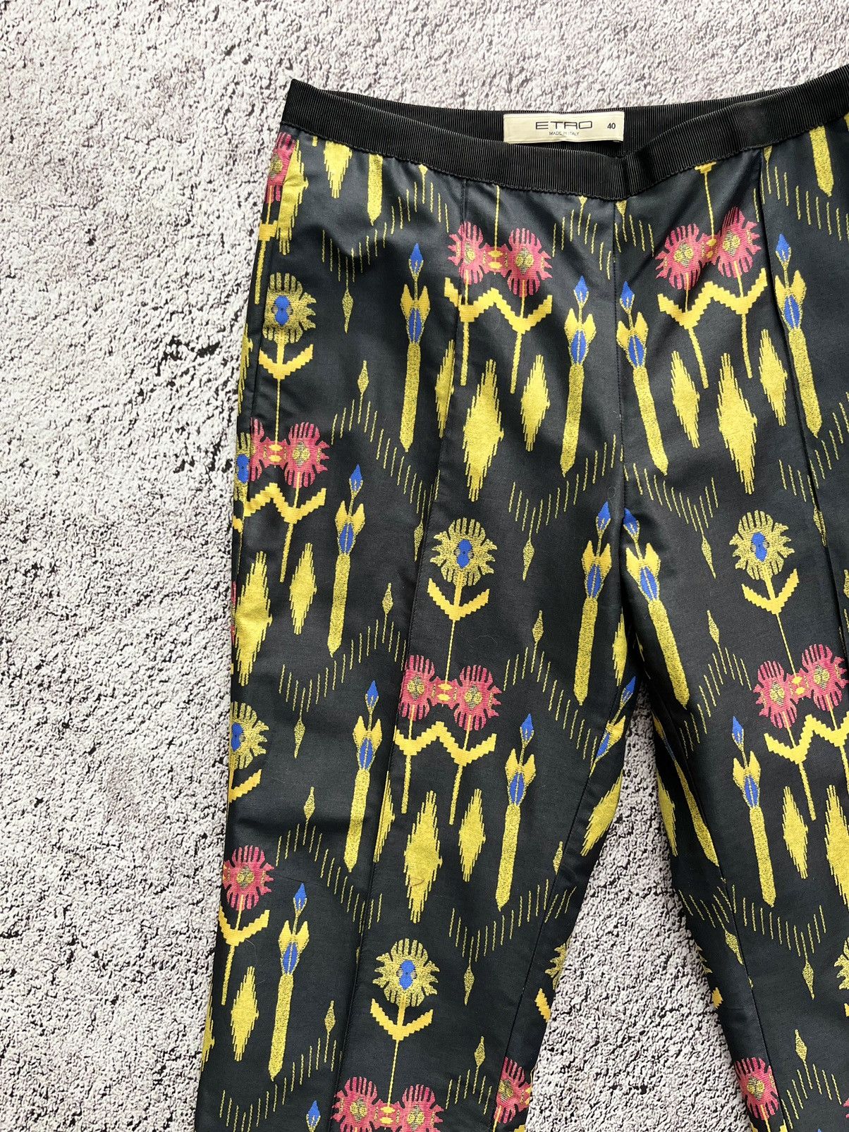 Etro Etro Women's Straight Flowers Pants Size 27" / US 4 / IT 40 - 2 Thumbnail