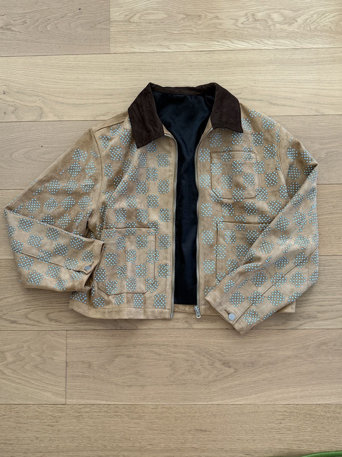 Other Suede Heavy Crop Jacket Sample Size US M / EU 48-50 / 2 - 1 Thumbnail