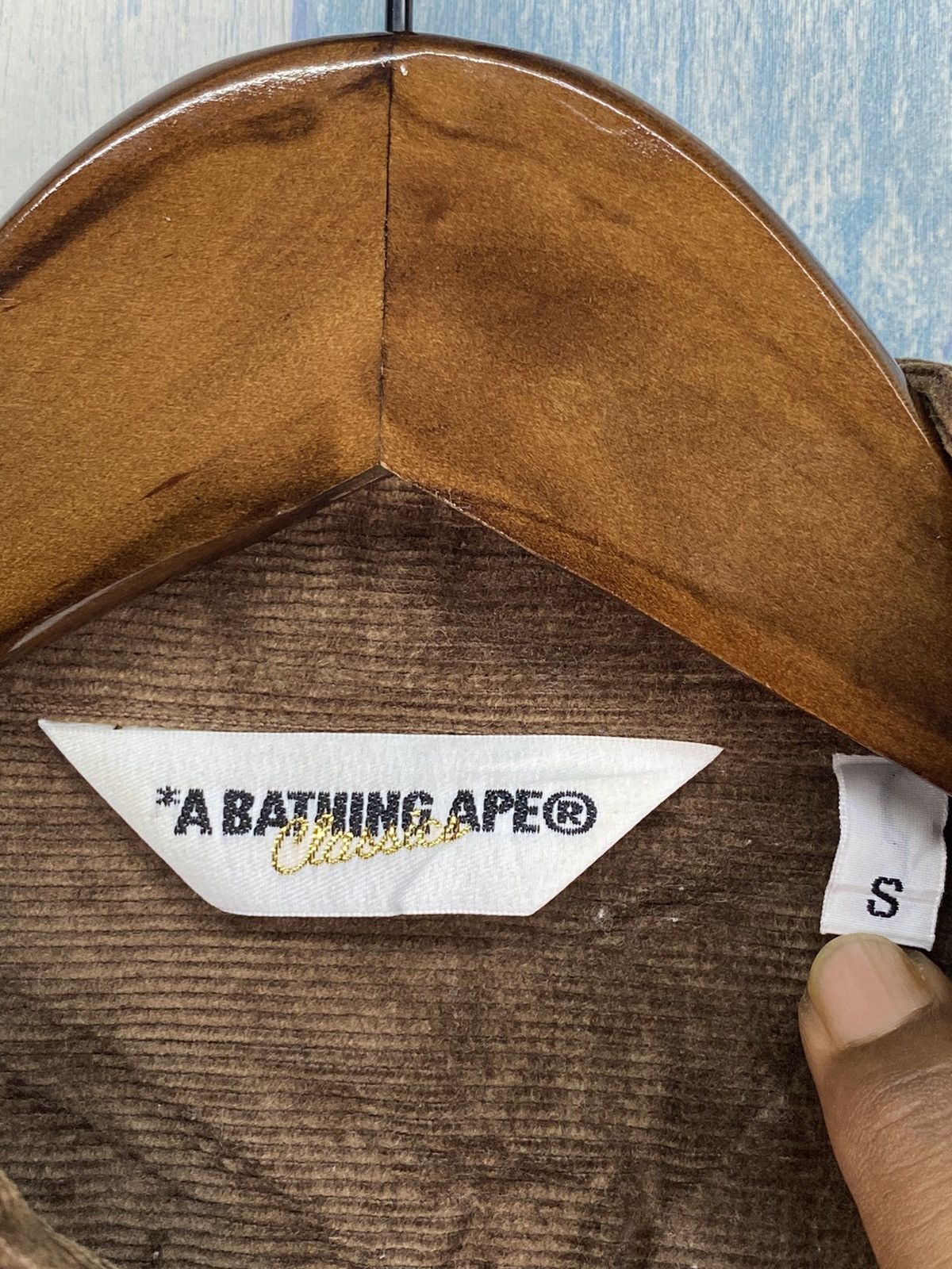 Bape Corduroy Button Up Shirt Size US S / EU 44-46 / 1 - 7 Thumbnail