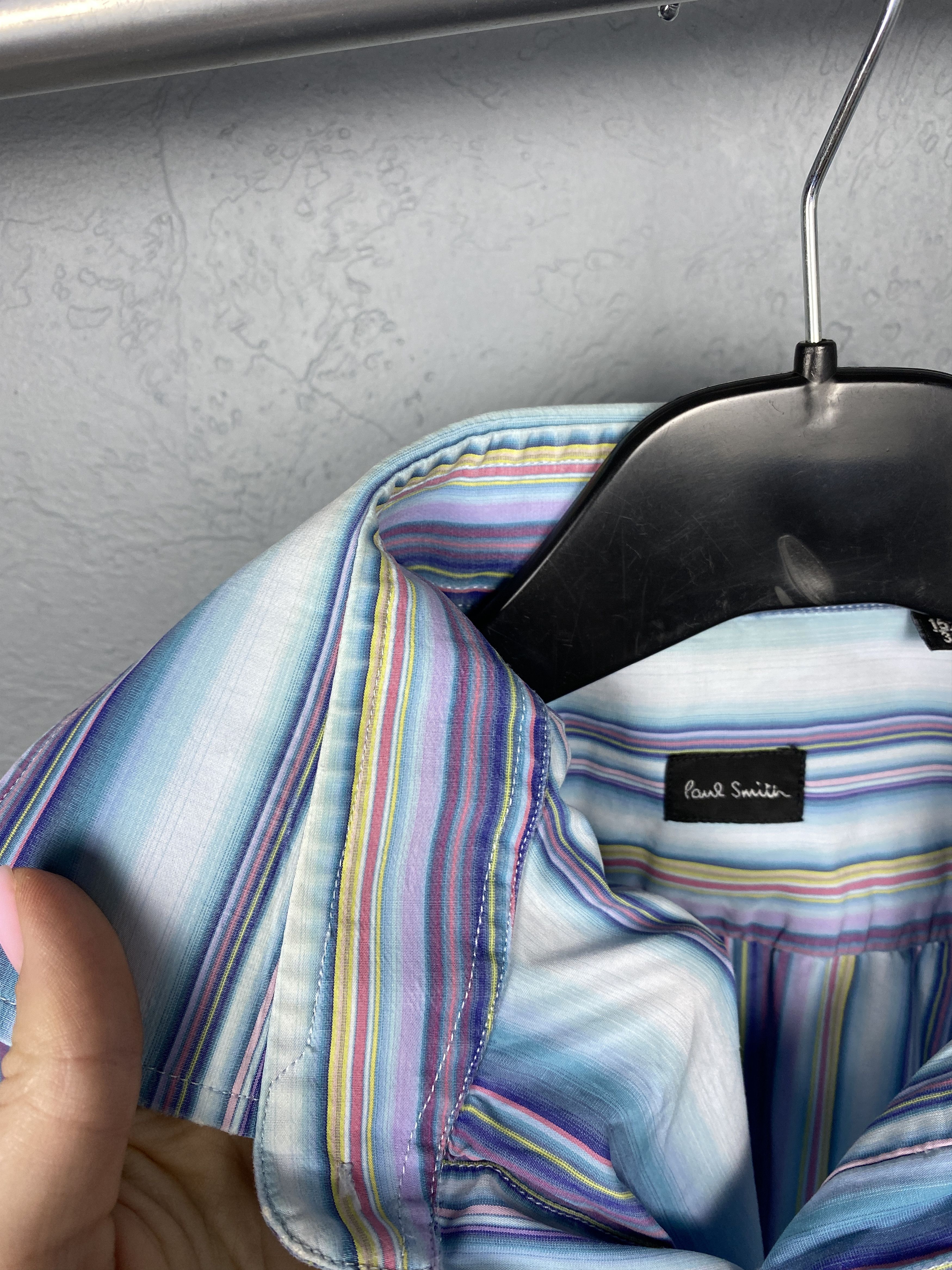 Paul Smith Paul Smith London Vintage Mens Striped Long Sleeve Shirt Size US L / EU 52-54 / 3 - 4 Thumbnail