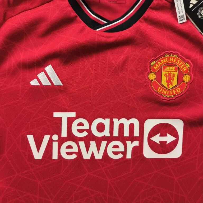 Adidas NEW Manchester United 2023-24 home football jersey size L Size US L / EU 52-54 / 3 - 5 Thumbnail