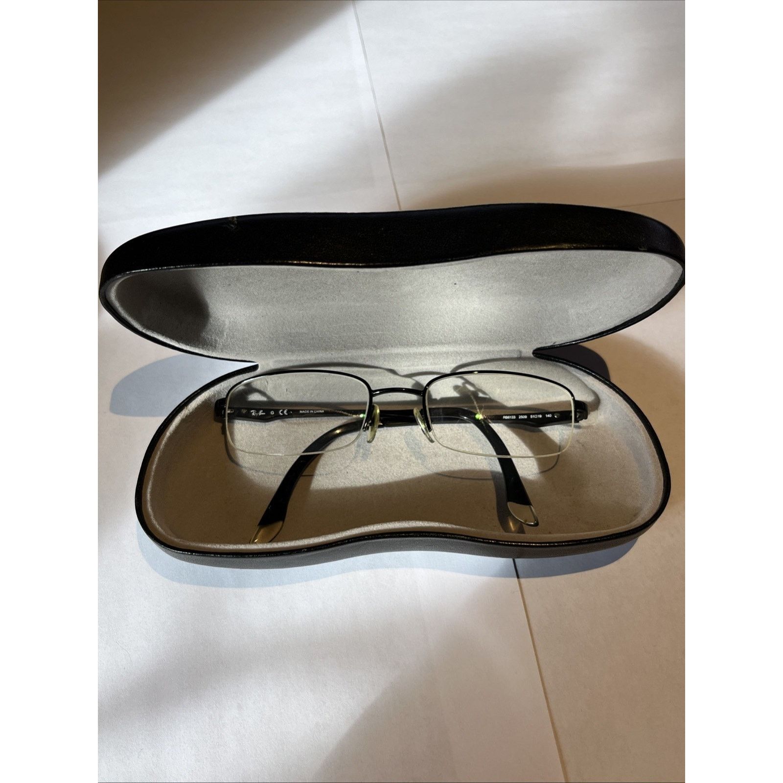 RayBan Ray-Ban RB 6133 2509 Eyeglasses Frames Black 51-19-140 4503 Size ONE SIZE - 7 Thumbnail