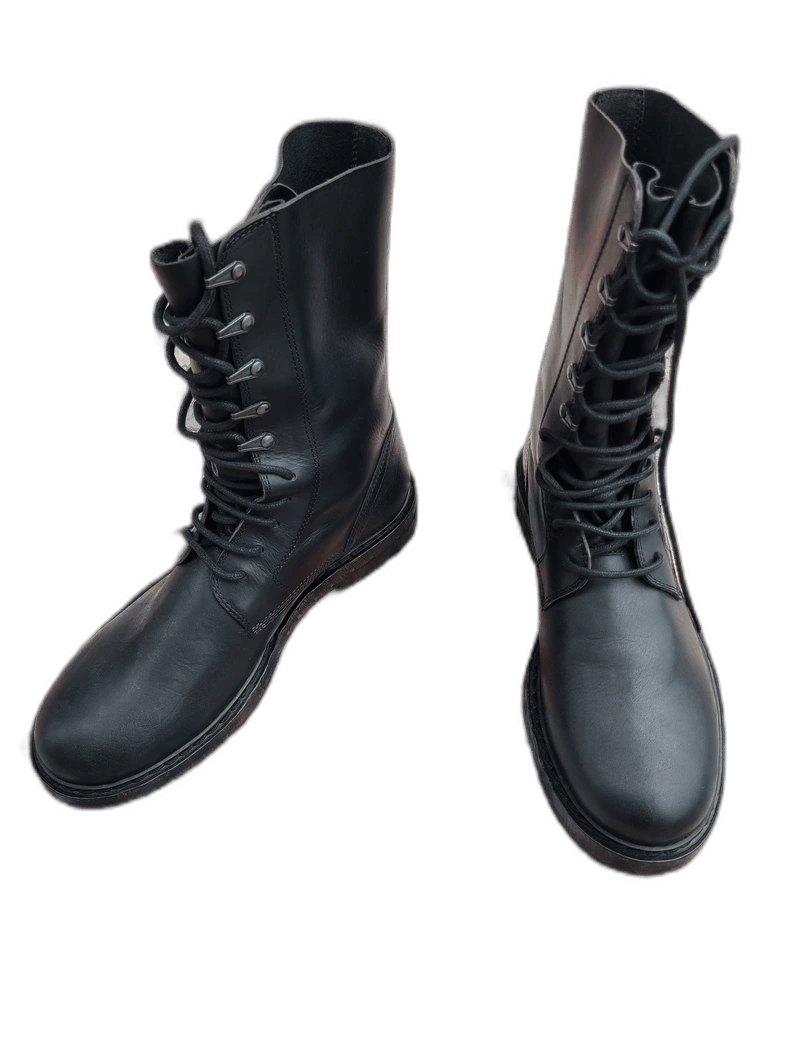 Ann Demeulemeester Ann Demeulemeester Black Military Boots Size US 8 / IT 38 - 1 Thumbnail